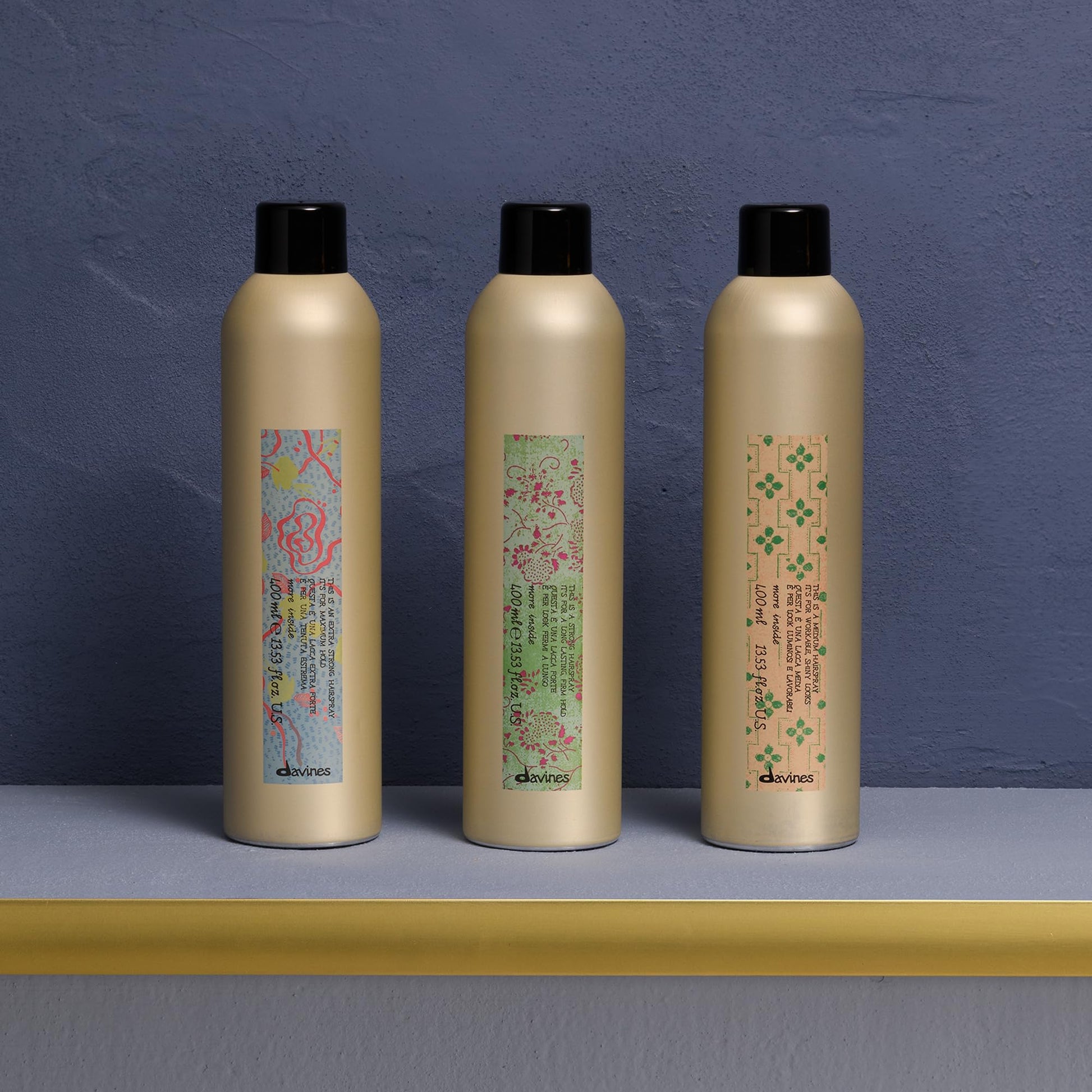 Dark Slate Gray Davines This Is A Medium Hairspray, Easy To Brush Out, No Residue, Medium Hold Hairspray For All Hair Types, 12 Fl. Oz.