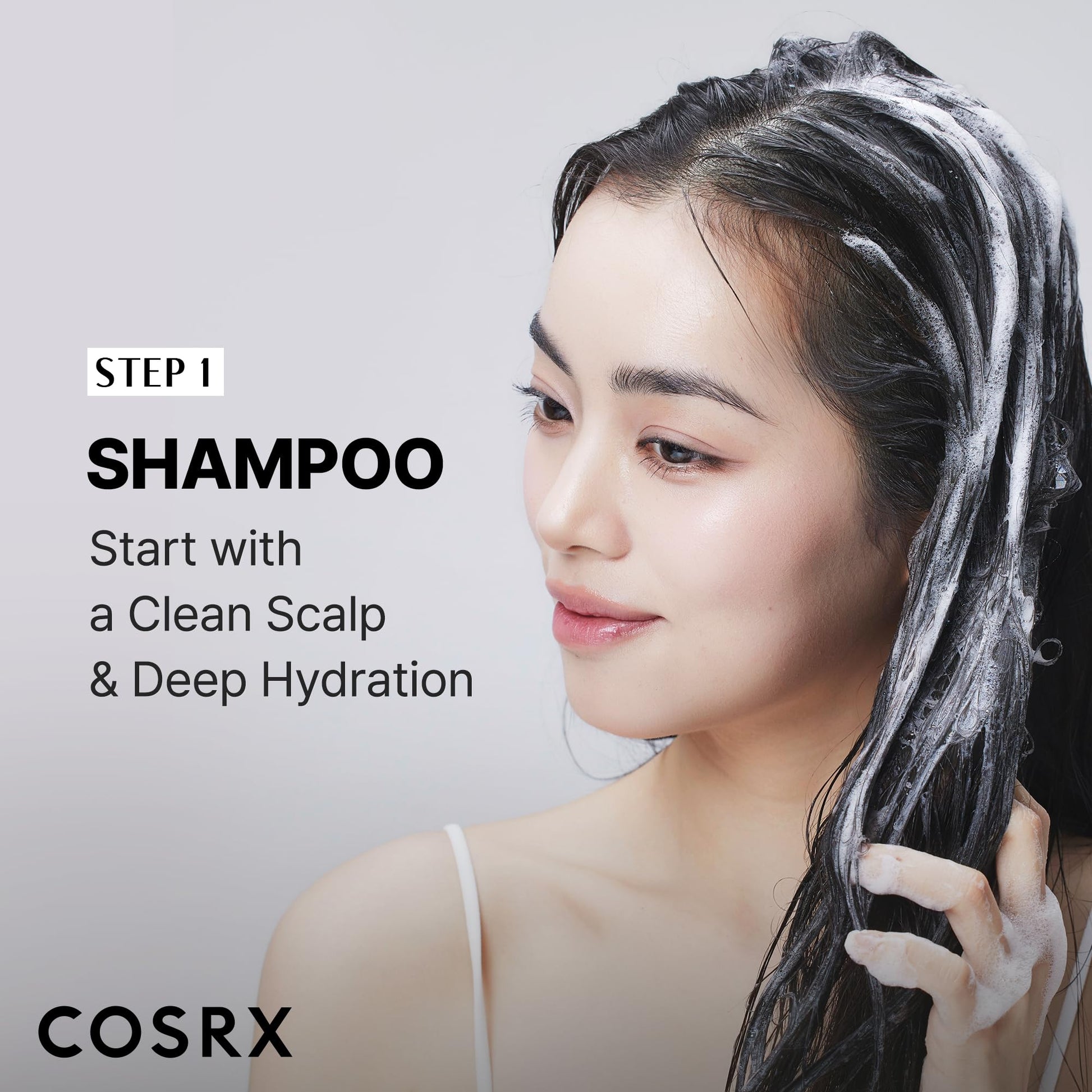 Light Gray COSRX PEPTIDE-132 Hair Bonding Mini Kit – Travel-Size Shampoo & Treatment + Full-Size Oil Serum, Keratin Treatment Hair Gift Set for Damaged, Dry Hair, Scalp Treatment for Dandruff, Dry & Itchy Scalp