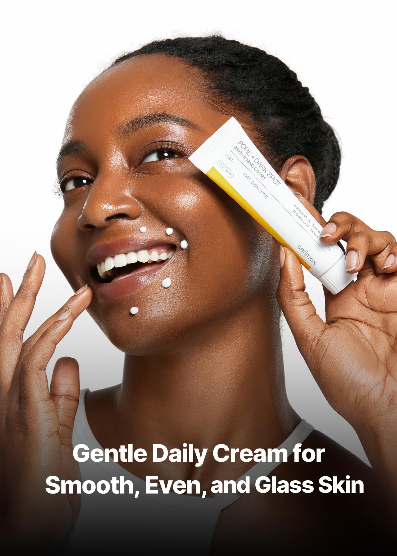 White Smoke celimax Pore+Dark Spot Cream | with Niacinamide, Tranexamic Acid, TXA Cream, Pore Minimizer, Non-Irritating, Hydrating, For Sensitive Skin, 35ml, Mothers Day Gift