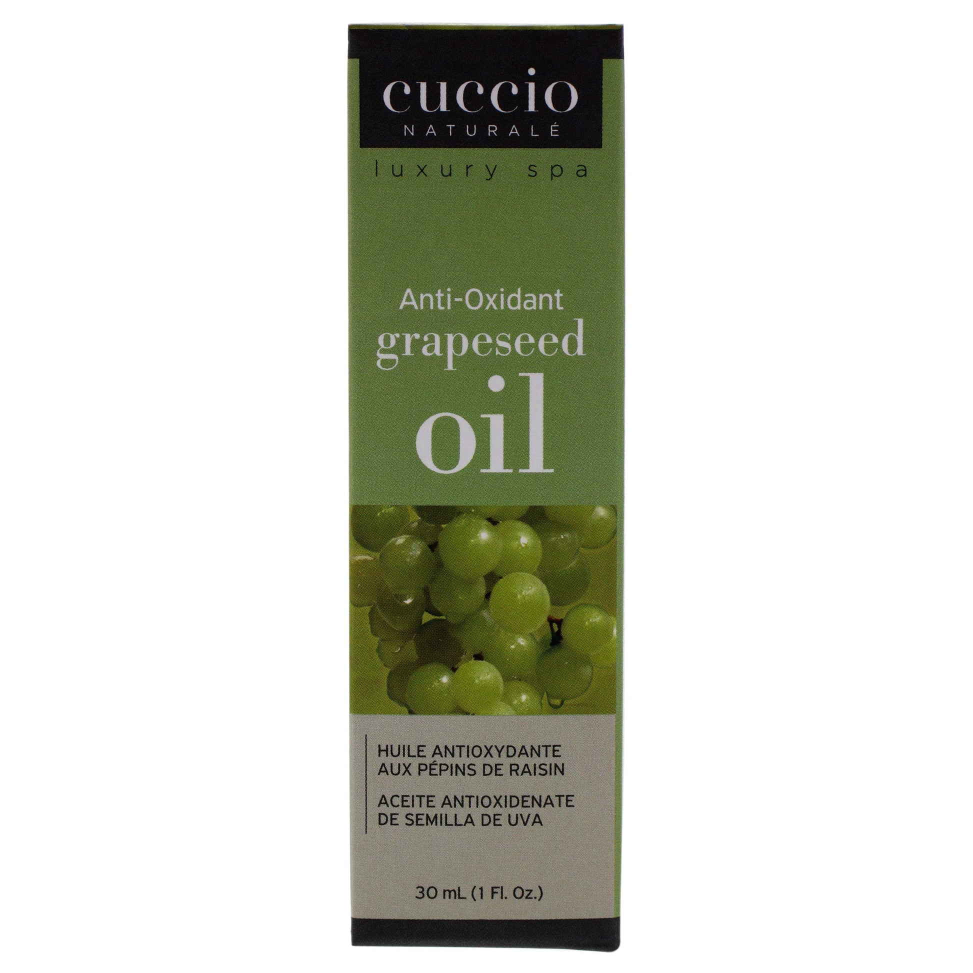Dark Olive Green Cuccio Naturale Anti-Oxidant Oil - Smoothing Moisture Repair For Dry, Cracked Skin Relief - Firming Oil to Reduce Fine Lines and Signs of Aging - Massage Treatment for Hands, Feet, and Body - 1 oz