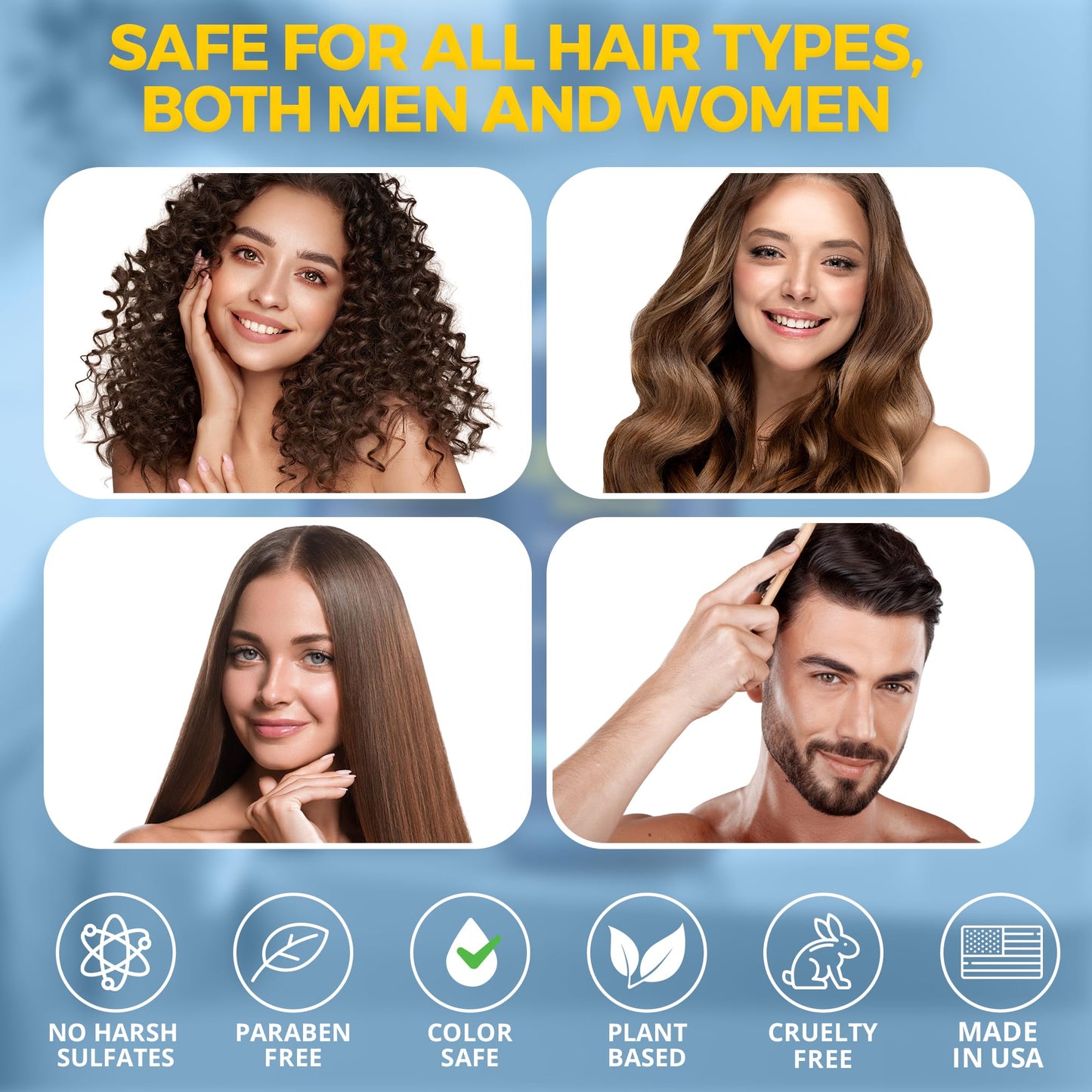White Smoke Keratin Shampoo and Conditioner Set 16 fl oz Each - Strengthening & Smoothing Care for Dry, Damaged, Frizzy or Keratin-Treated Hair - Color Protecting - Champu Cabello con Keratina - Nexon Botanics