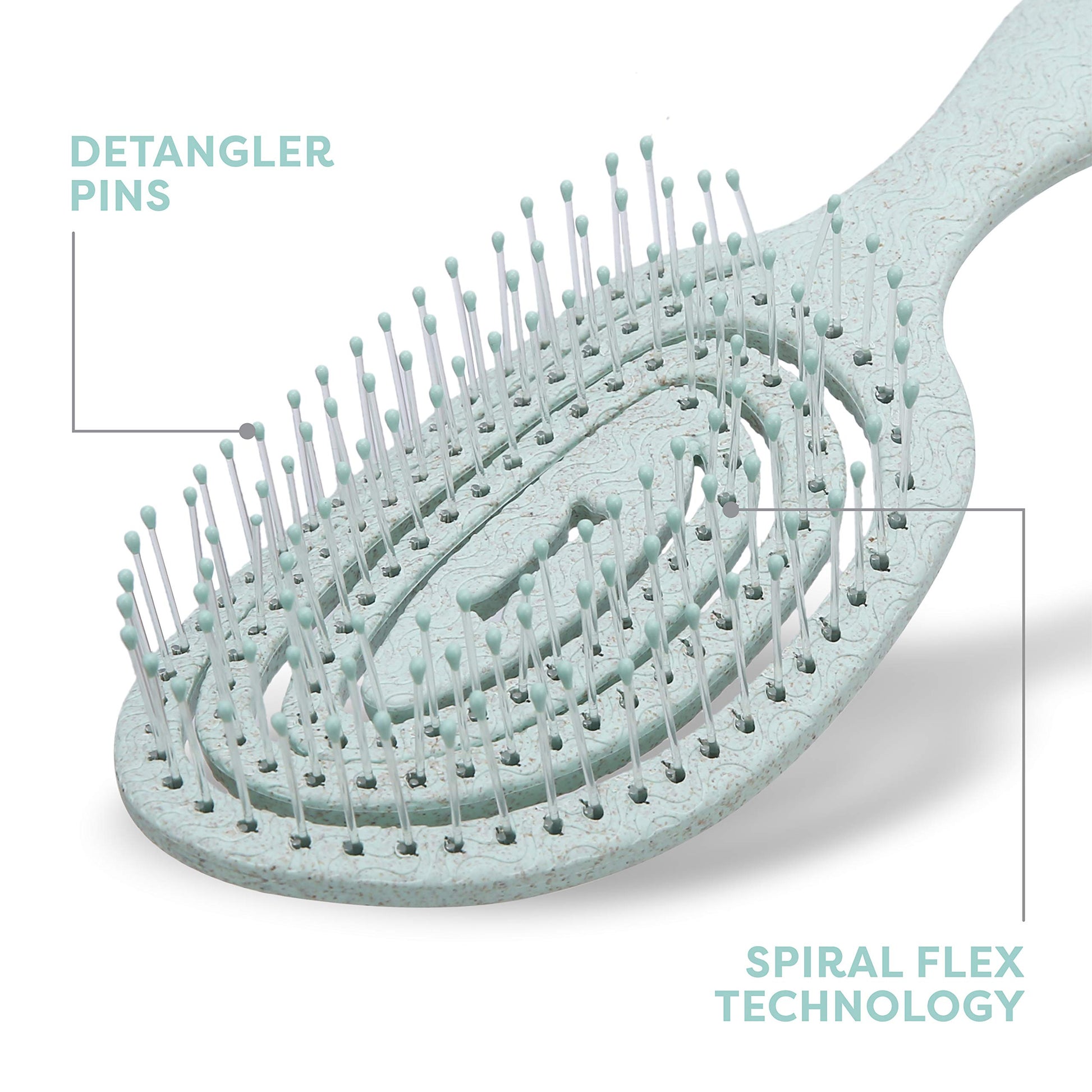 White Smoke BioSilk for Pets Eco Friendly Detangling Pin Brush for Dogs, Gentle Dog Grooming Brush Designed to Help Remove Knots and Tangles and Support Healthy Coats for All Dogs