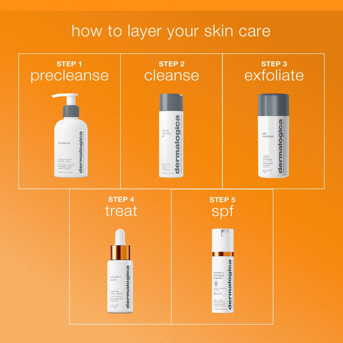 Goldenrod Dermalogica Biolumin-C Heat Aging Protector SPF 50, Daily Face Moisturizer with Sunscreen - Defend Signs of Skin Aging, 1.7 fl oz