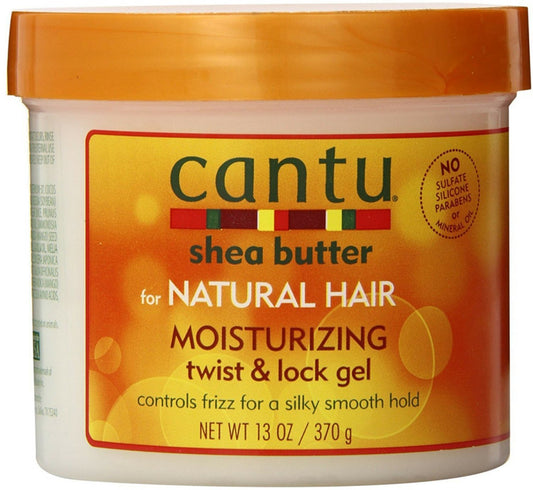 White Smoke Cantu Moisturizing Twist & Lock Gel, 13.0 oz (Pack of 12)