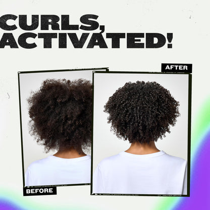 Seashell TIGI Bed Head Curls Rock Amplifier Curl Cream for Definition and Enhancement of All Curly Hair Types, 3.38 fl oz