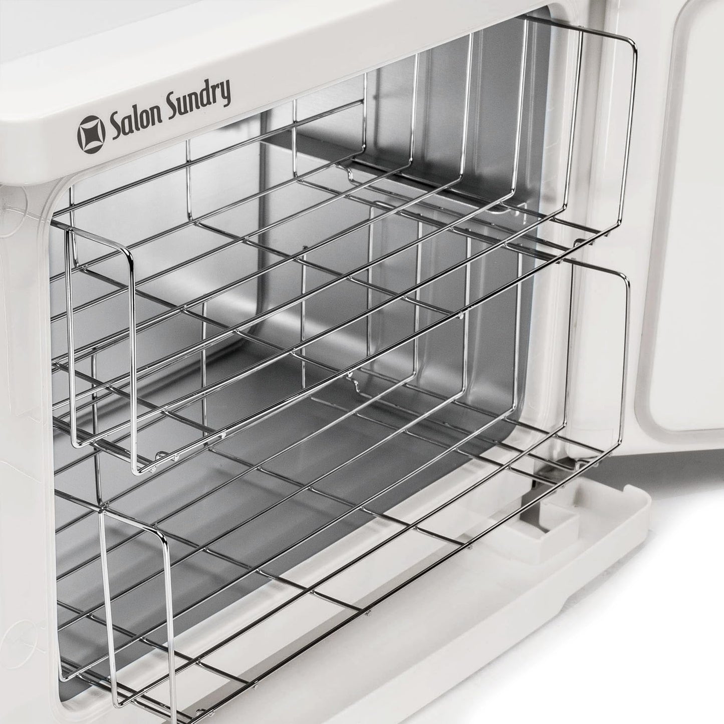 Light Gray Salon Sundry Professional High Capacity Hot Towel Warmer Cabinet - Facial Spa and Salon Equipment - White
