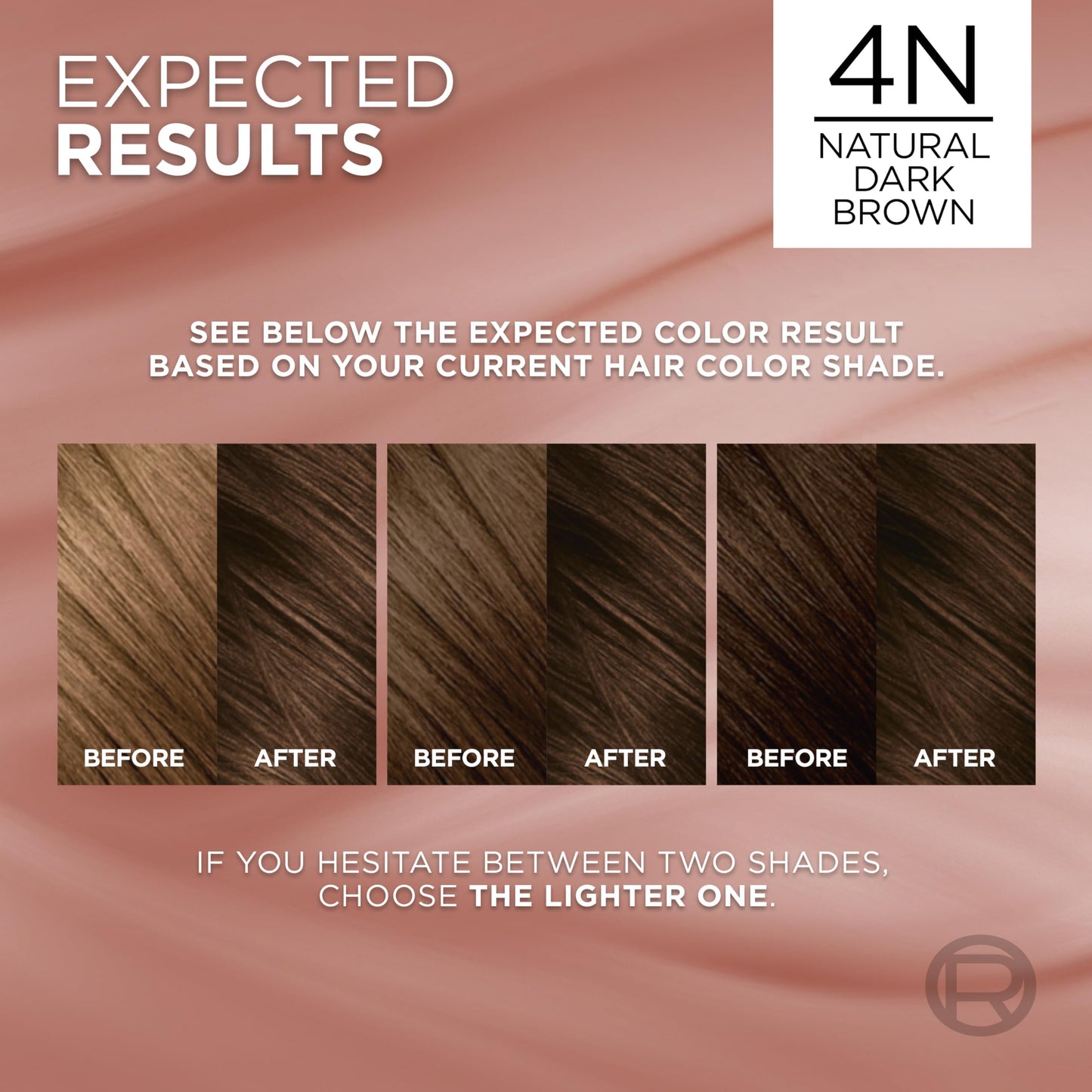 Rosy Brown L’Oreal Paris Excellence Universal Nudes Permanent Hair Color, Ammonia Free Hair Dye for Gray Hair Coverage, 4N Natural Dark Brown, 1 Hair Dye Kit