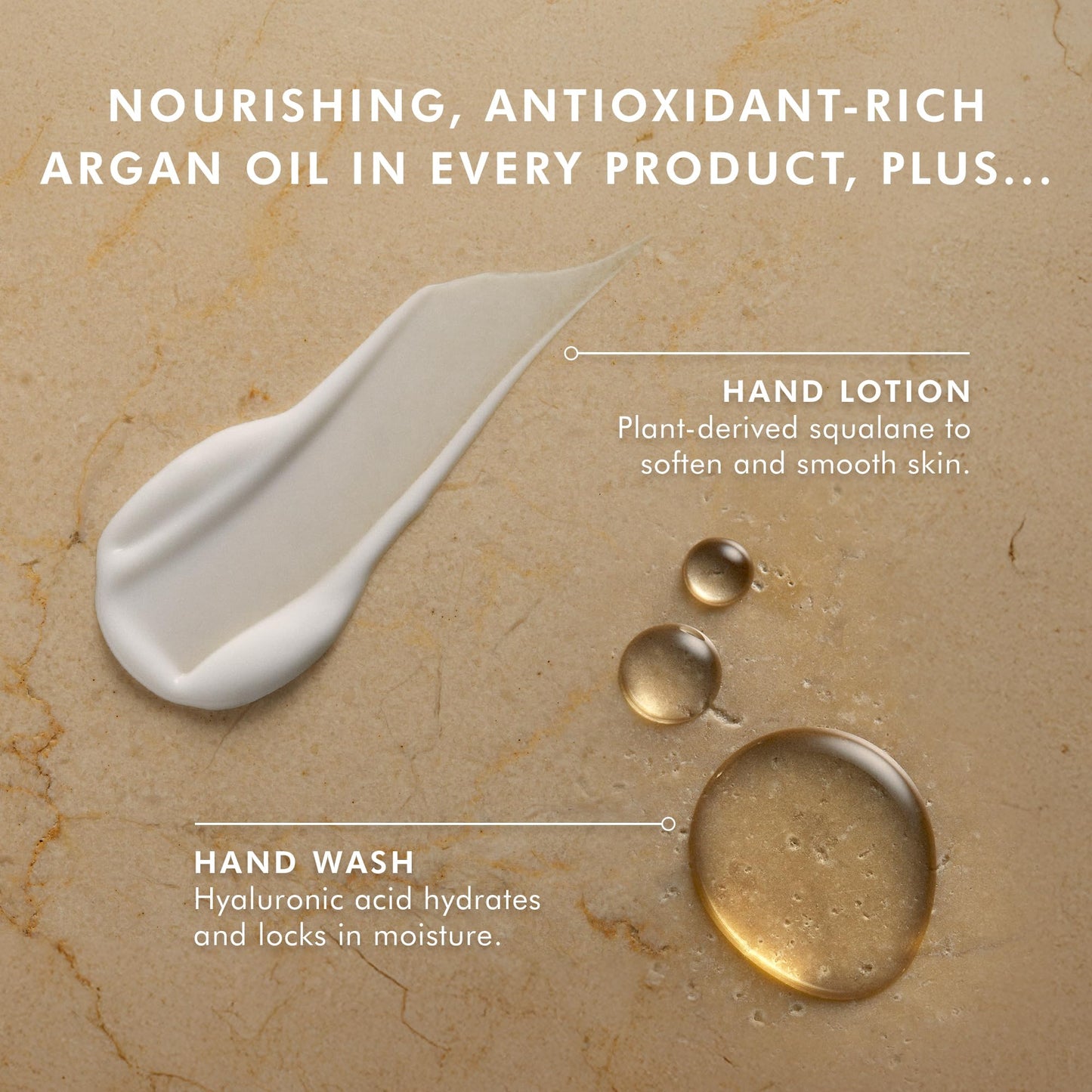 Rosy Brown Moroccanoil Hand Care Essentials Set | Hand Wash & Lotion Duo With Ceramic Tray