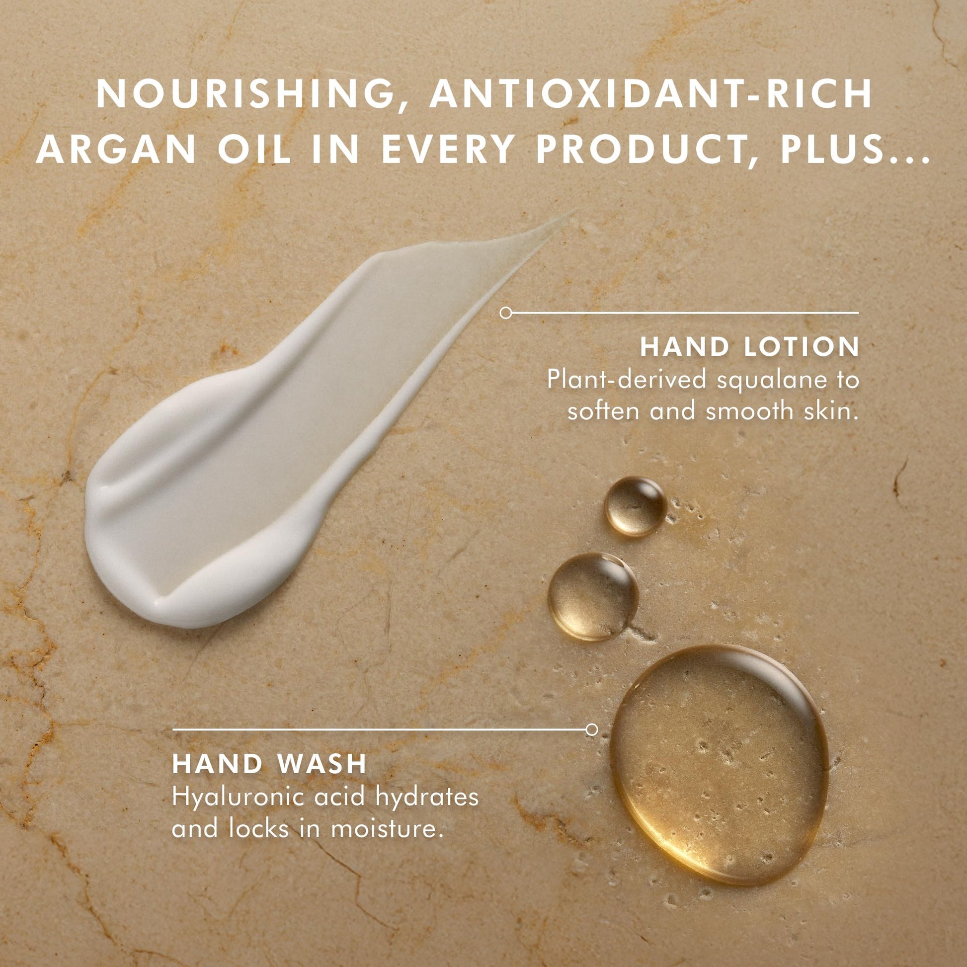 Rosy Brown Moroccanoil Hand Care Essentials Set | Hand Wash & Lotion Duo With Ceramic Tray