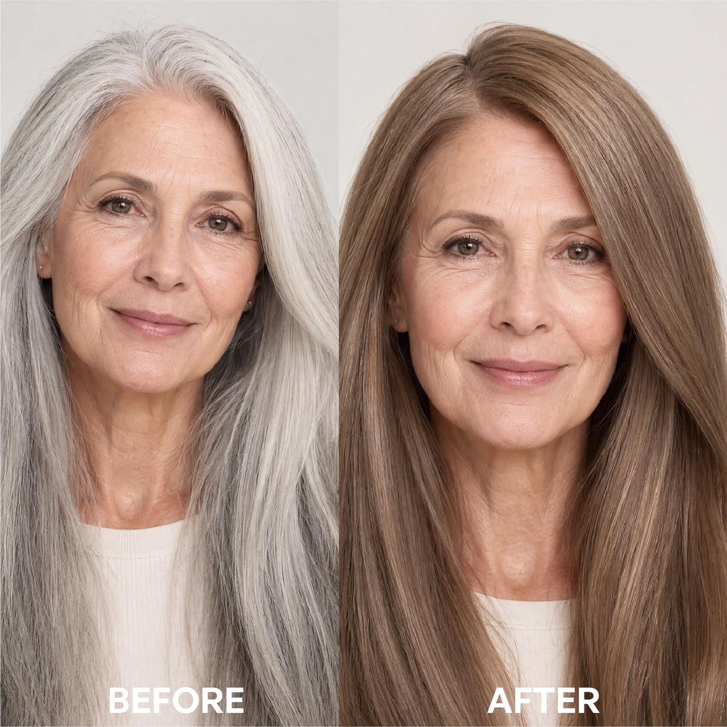 Light Gray Professional Salon Grade Hair Dye,New Plant Extract Hair Coloring Cream,100% Gray Coverage Hair Dye | Hypoallergenic | Anti-Fading,At-Home Permanent Hair Color Kits (6N Golden Hour Linen)