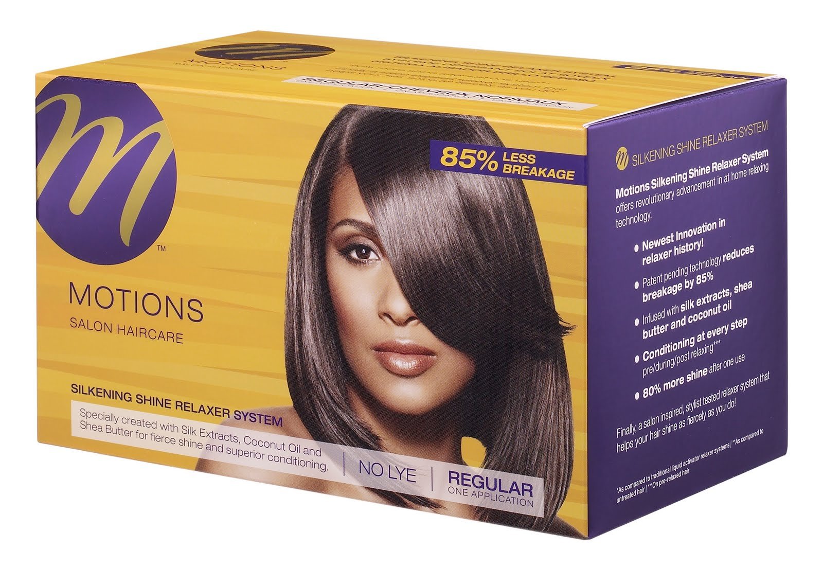 White Smoke Motions at Home Silkening Shine Relaxer No lye Kit Regular