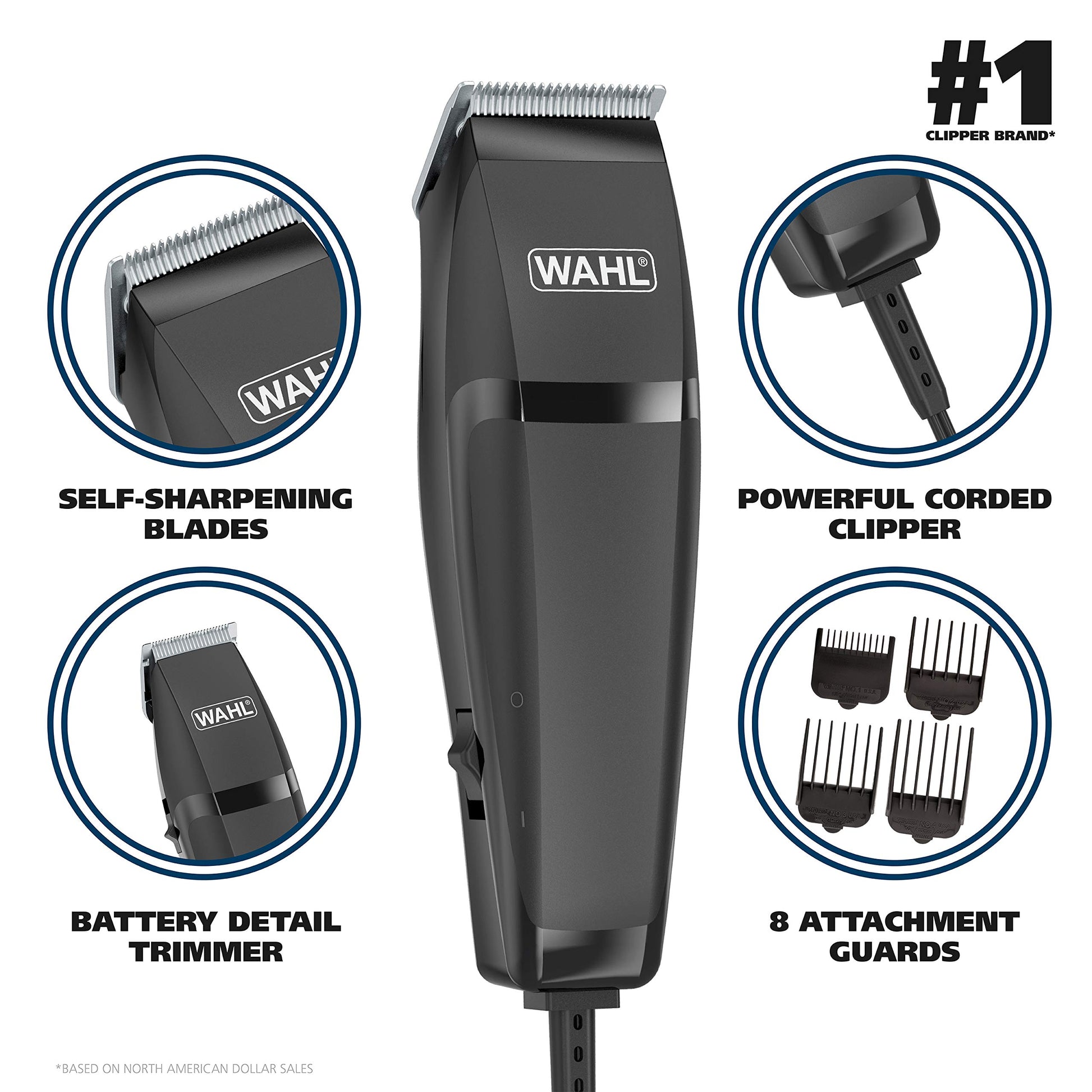 White Smoke Wahl Combo Pro 14 Piece Complete Styling Kit, #79450