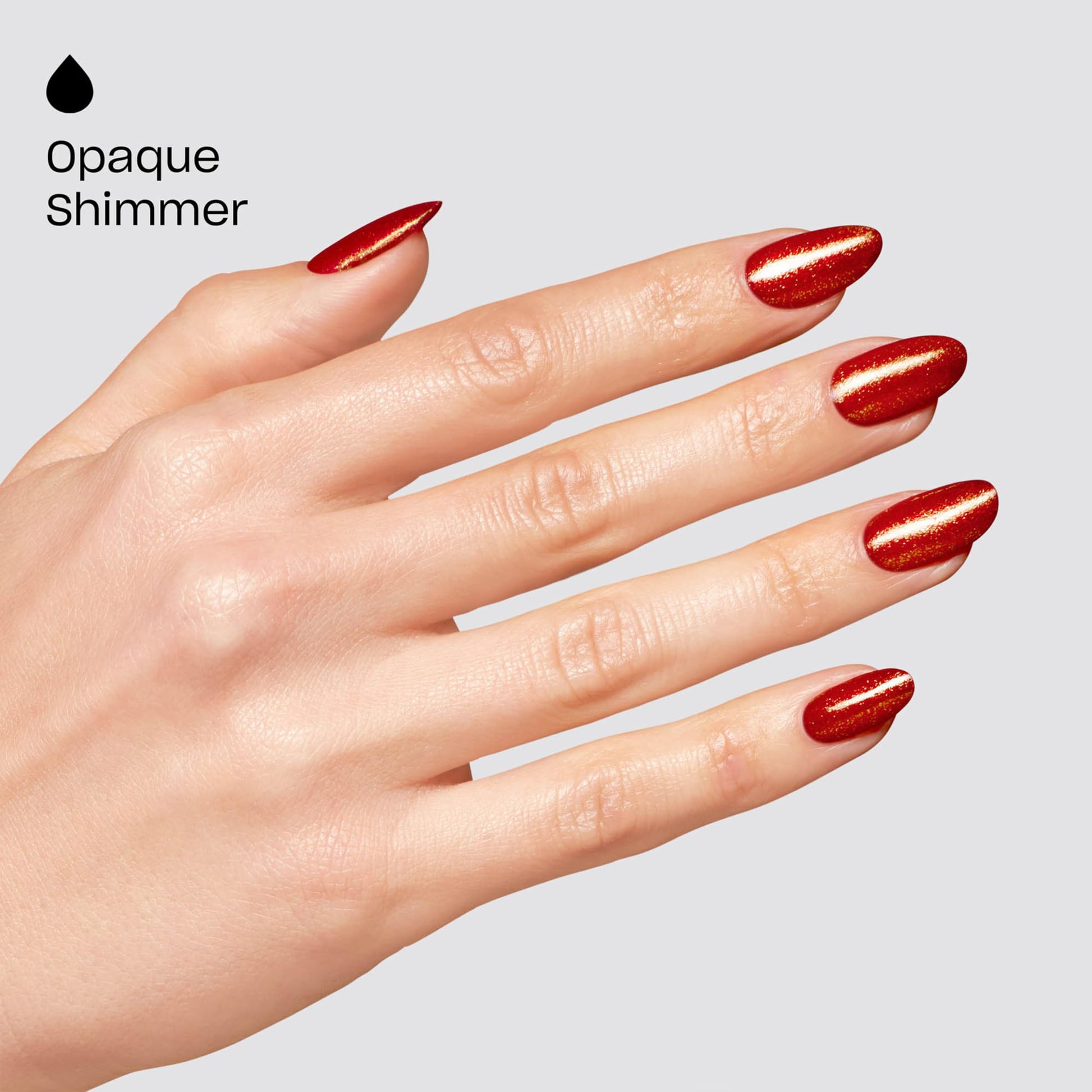 Lavender OPI Nail Lacquer Spread the Cherry | Opaque Bright Cherry Red Shimmer Chip Resistant Nail Polish | Good Enough to Treat Collection | Holiday 2025
