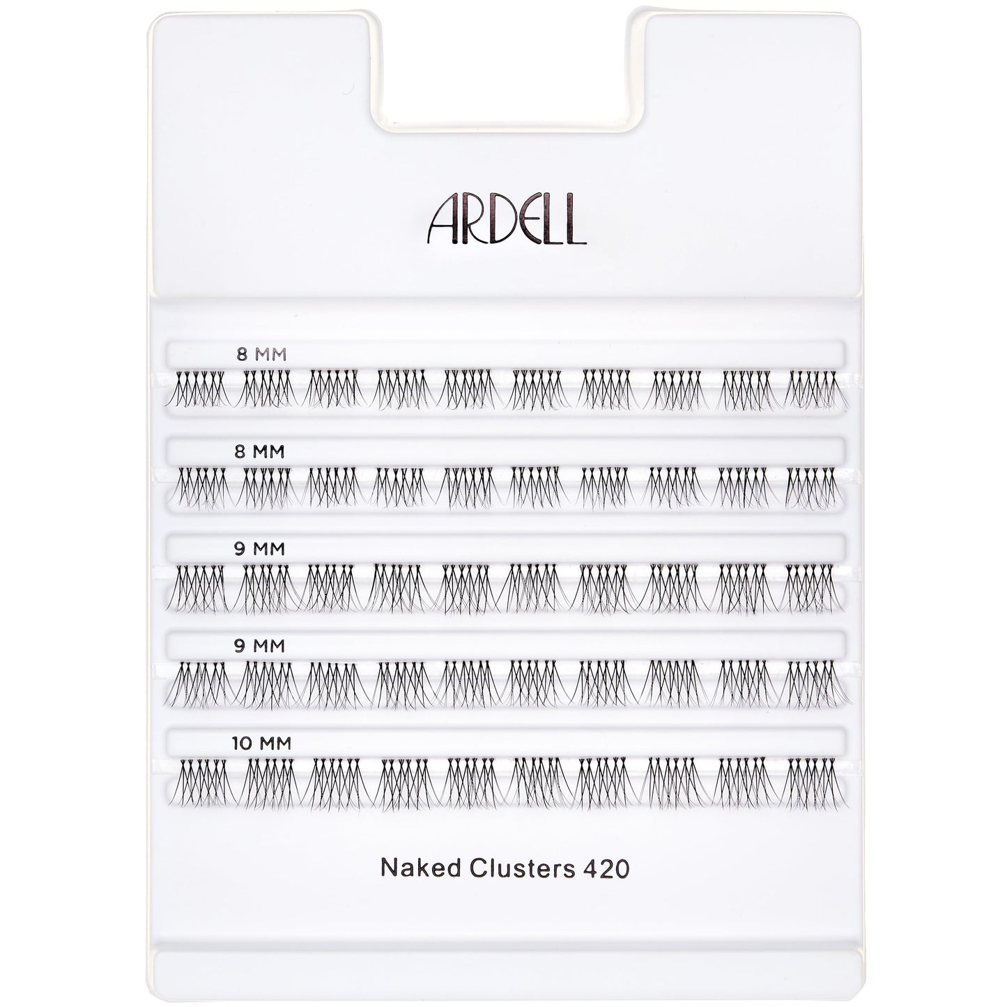White Smoke Ardell Naked Clusters 420 – Seamless Individual Lashes, Reusable Lash Clusters with Invisiband, DIY Eyelash Cluster, Natural Look Lash Extensions, 50 ct