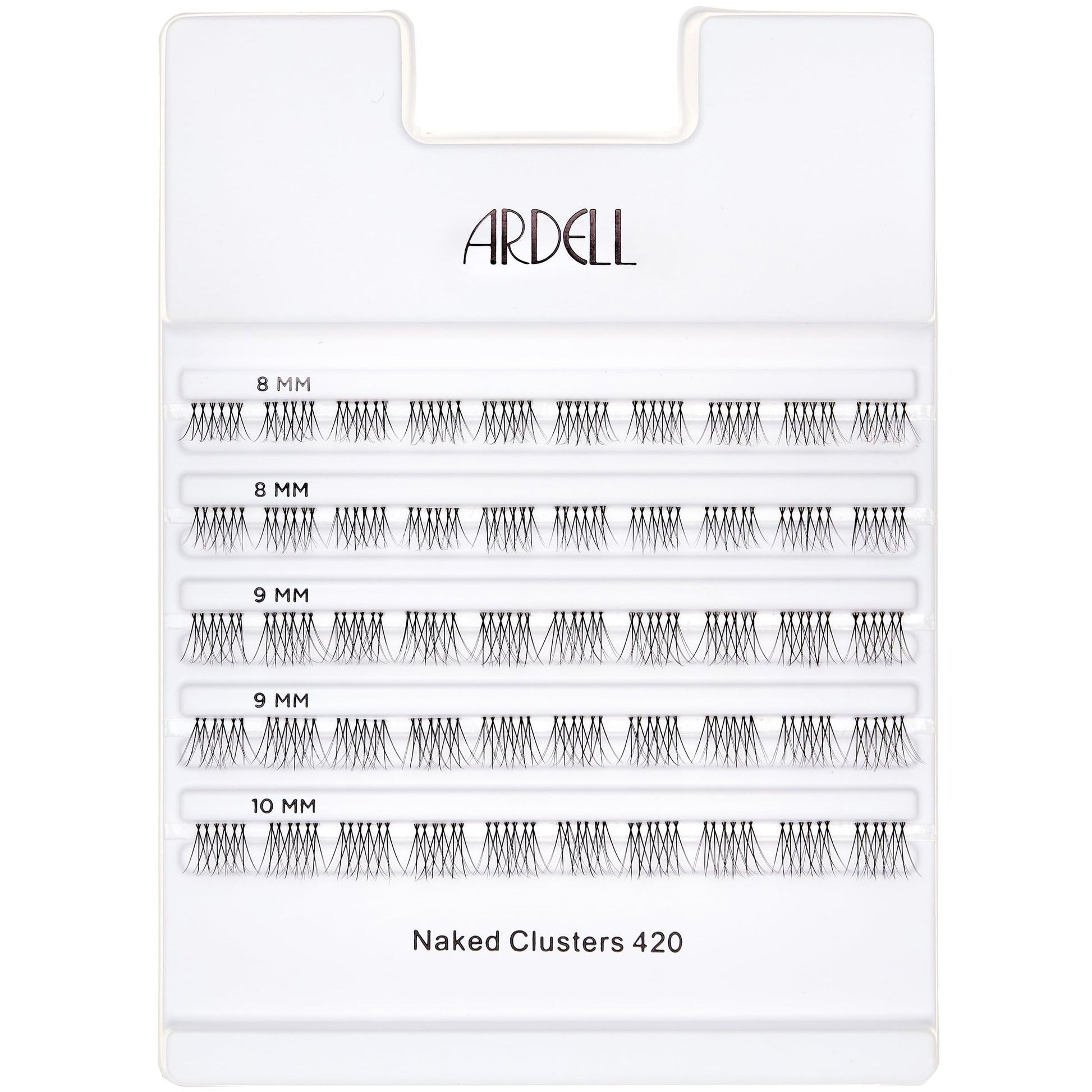 White Smoke Ardell Naked Clusters 420 – Seamless Individual Lashes, Reusable Lash Clusters with Invisiband, DIY Eyelash Cluster, Natural Look Lash Extensions, 50 ct