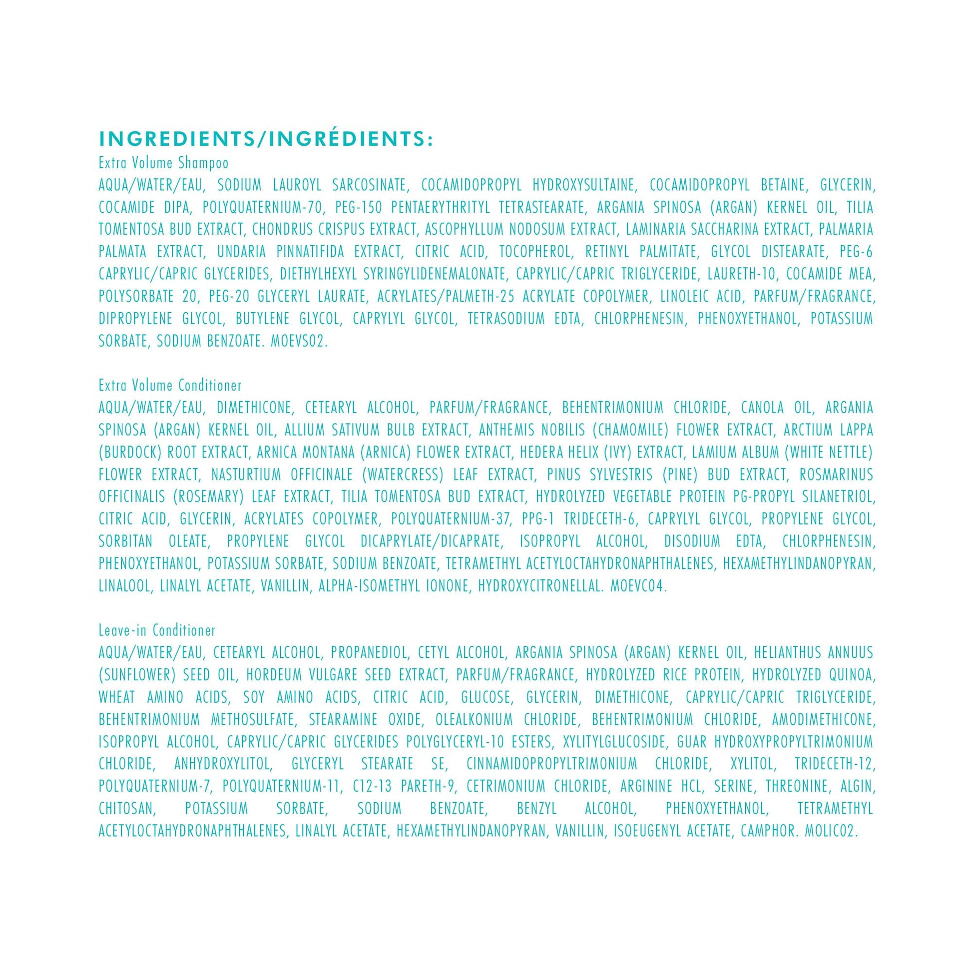 Lavender Moroccanoil Hair Volume Gift Set