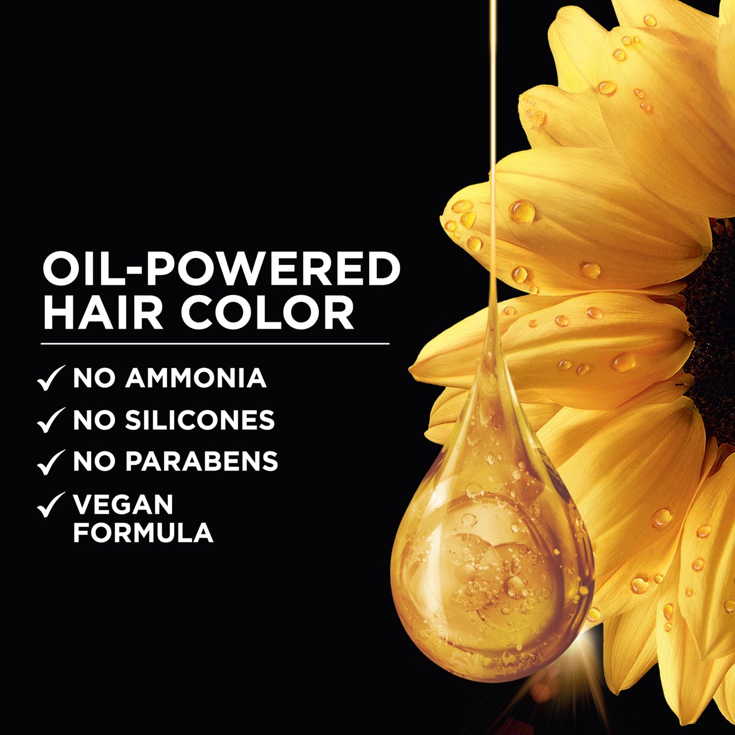 Black Garnier Olia Hair Color, Ammonia-Free Permanent Hair Dye, Oil-Powered Formula for 100% Gray Coverage and 3x Shinier Hair, Vegan & Cruelty Free, 4.0 Dark Brown, 2 Count