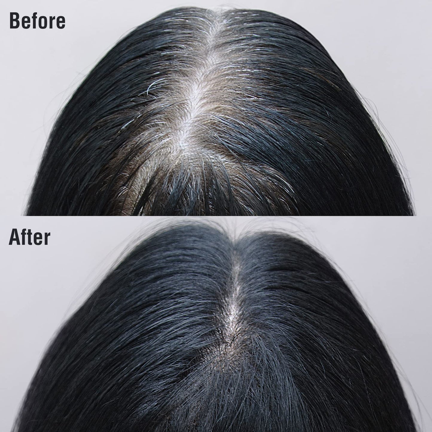 Black Kiss Gray Hair Concealer - Temporary Tintation Color Spray for Root Touch Up and Hair Dye 2.82 oz. 2 PACK (Black)
