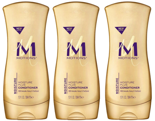 Light Goldenrod Motions at Home Moisture Plus Conditioner, 13 Ounce Bottles (Pack of 3)