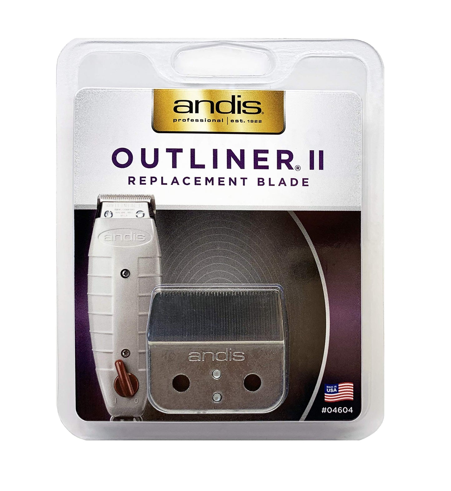 Lavender Andis Outliner II Blade 04604