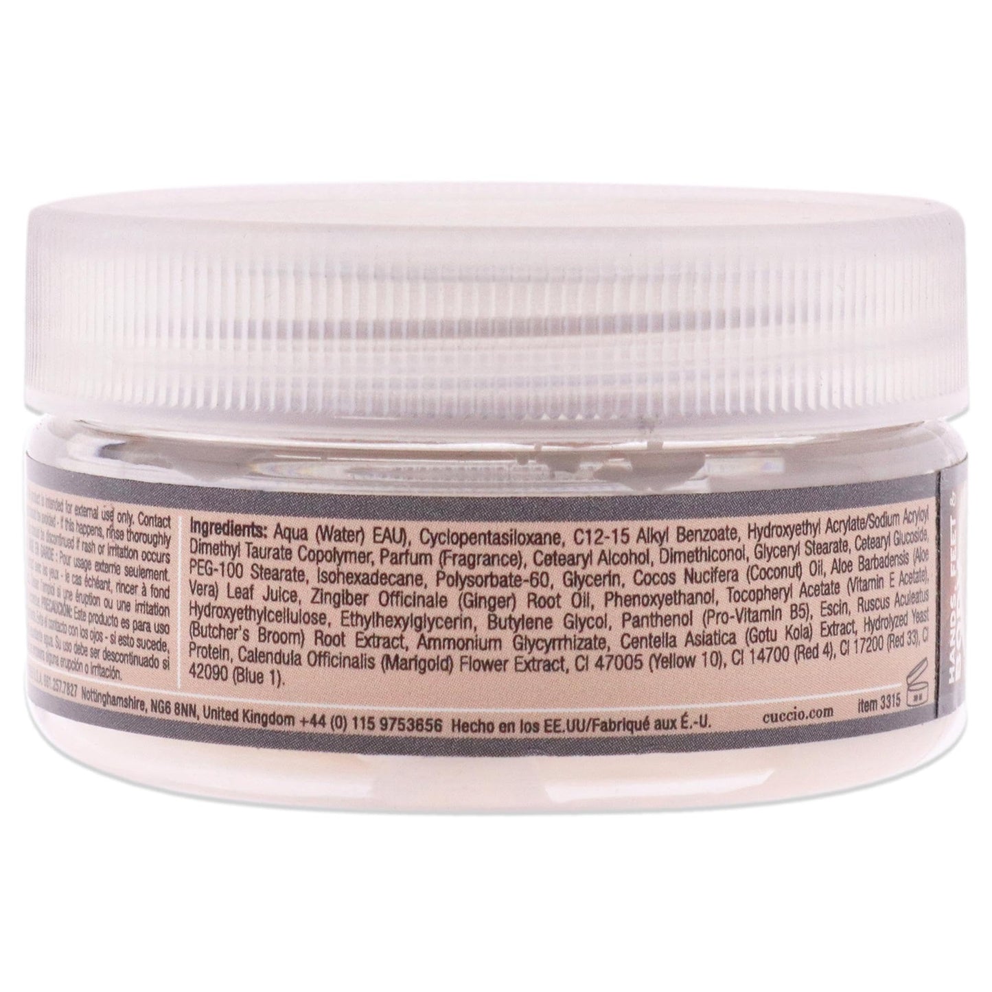 Light Gray Cuccio Naturale Butter Babies - Ultra-Moisturizing, Renewing Scented Body Cream - Deep Hydration For Dry Skin Repair - Made With All Natural Ingredients - Tower Coconut & White Ginger - 1.5 Oz