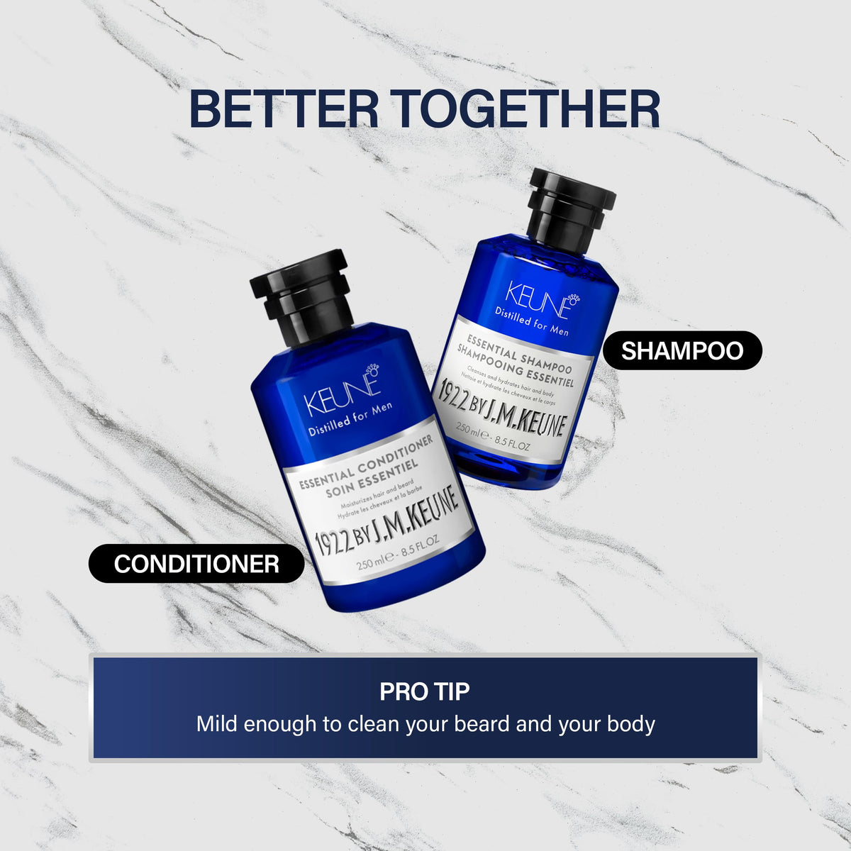 Lavender 1922 by J.M. Keune Essential Conditioner, Moisturizing & Strengthening Conditioner for Men, 8.5 Fl Oz