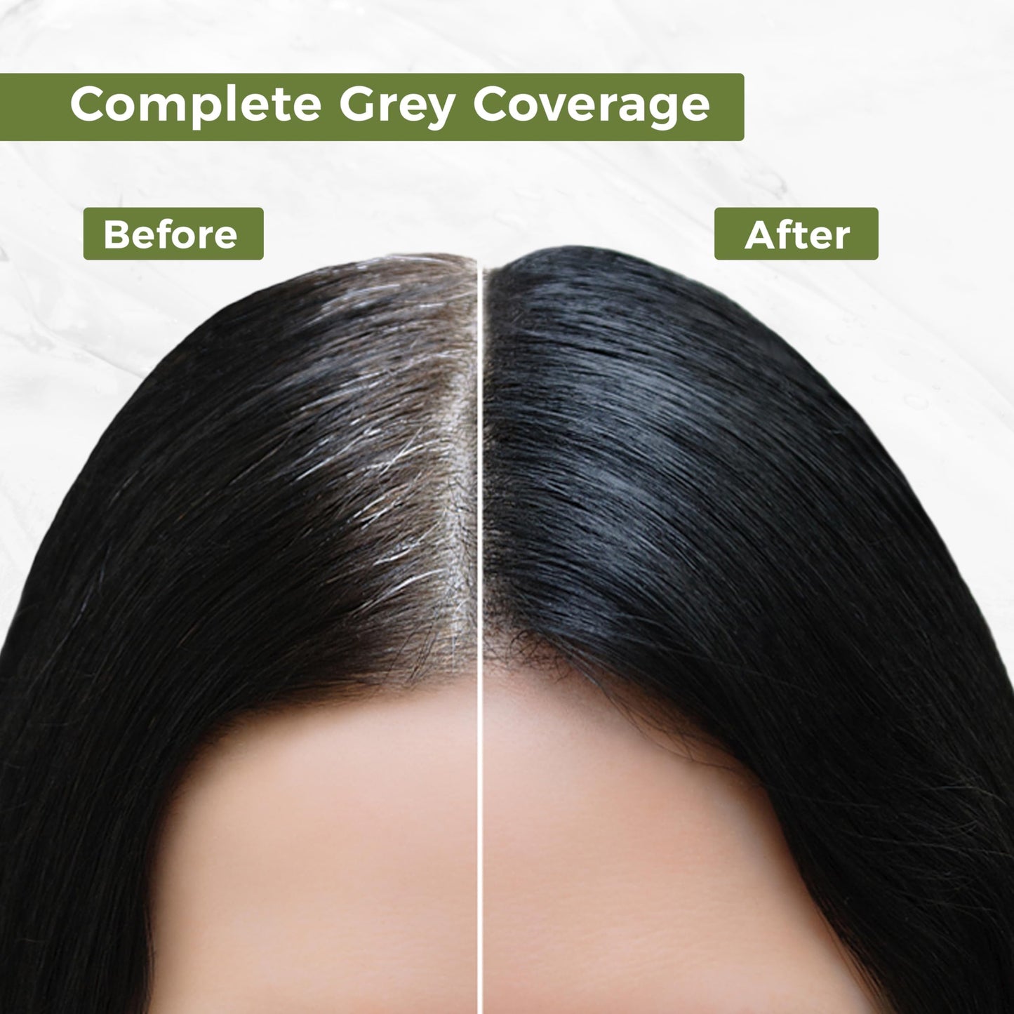 White Smoke Indus Valley Natural Organic Damage Free Gel Hair Color | Organic Hair Dye, Ammonia Free, Vegan & Cruelty Free | Up to 100% Gray Coverage, Long Lasting Results |Dark Brown 3.0 (20gram+200ml)