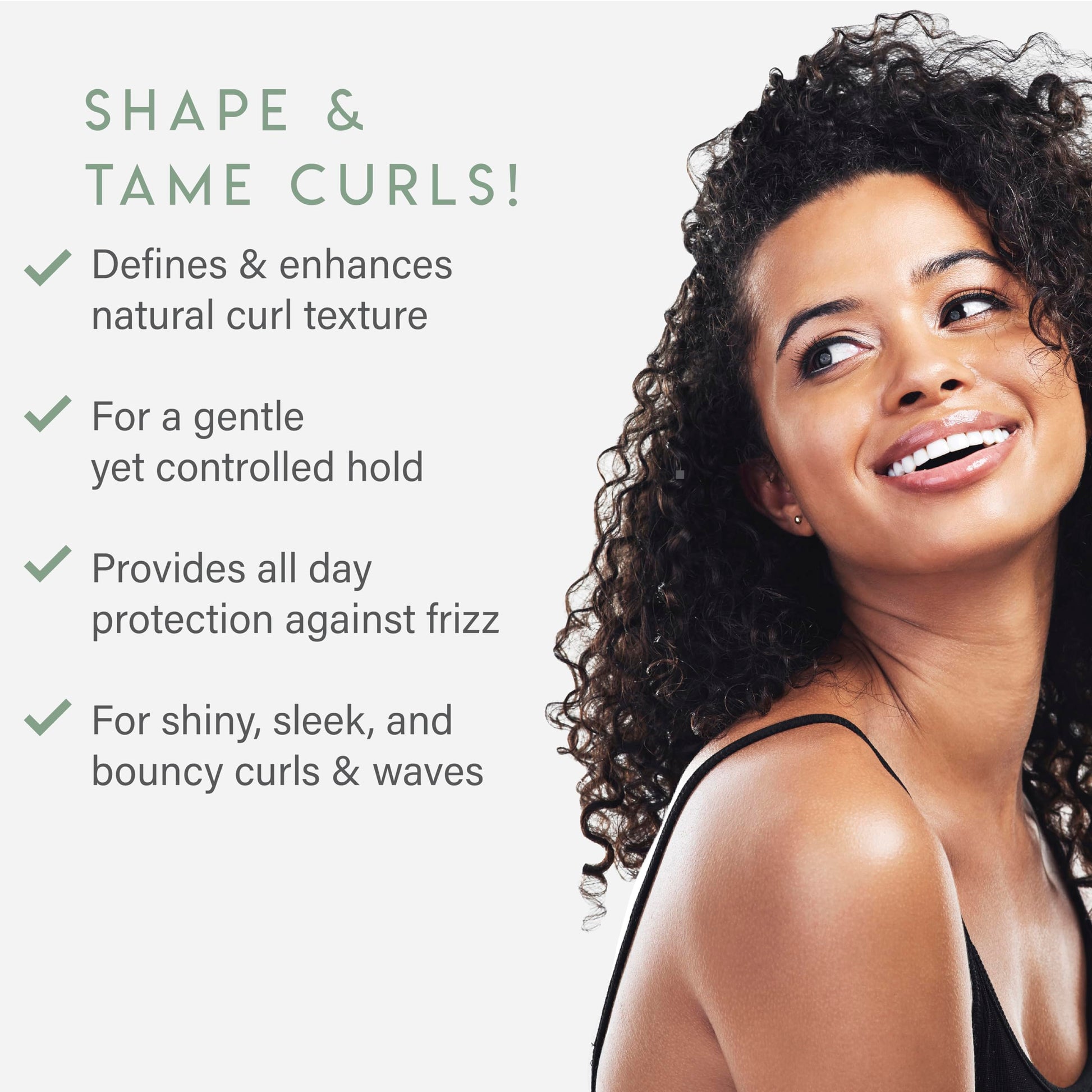 White Smoke ALURAM Curl Cream, Define, Hydrate & Enhance Curls, 6 Fl Oz