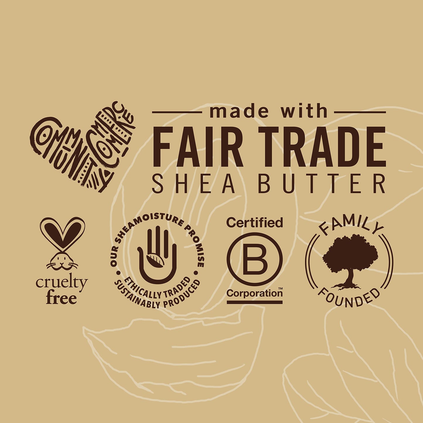 Tan SheaMoisture Raw Shea Butter Deep Moisturizing Detangler for Dry, Damaged Hair, Hair Styling Product Formulated with Sea Kelp and Argan Oil 8 oz