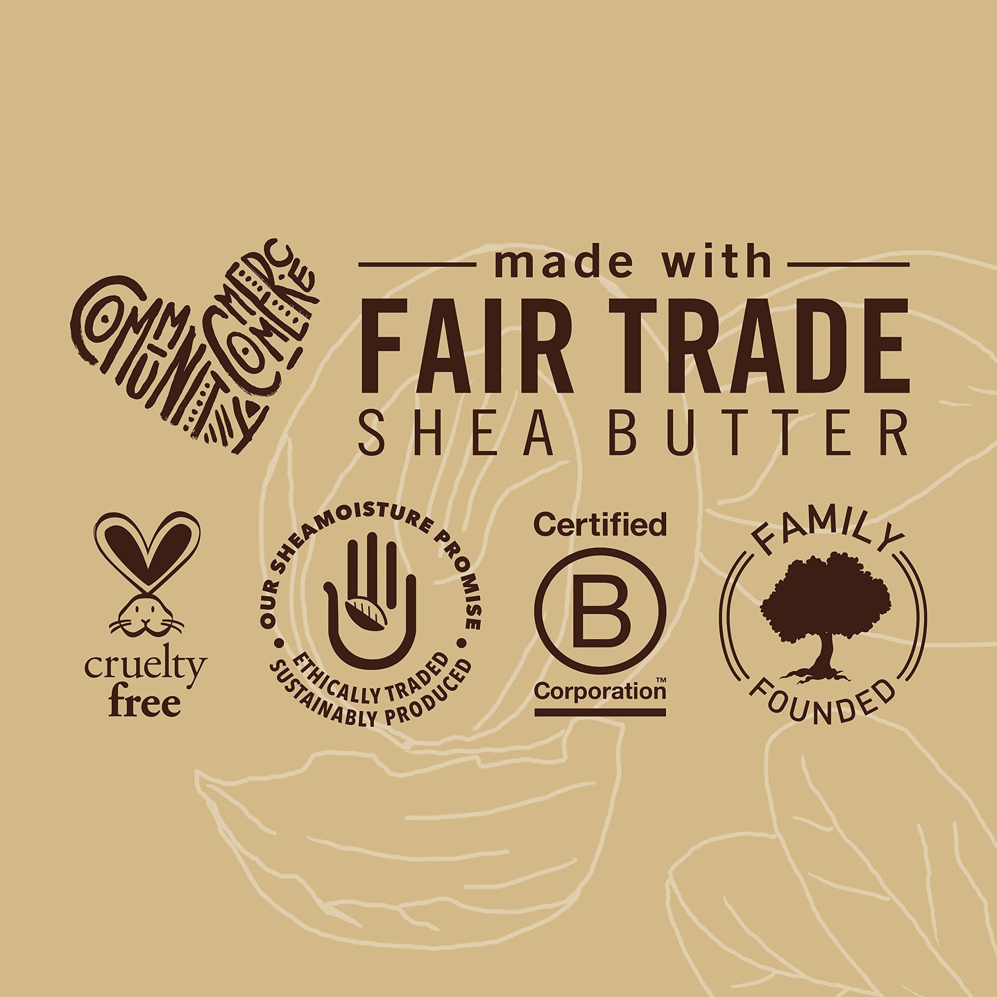 Tan SheaMoisture Raw Shea Butter Deep Moisturizing Detangler for Dry, Damaged Hair, Hair Styling Product Formulated with Sea Kelp and Argan Oil 8 oz