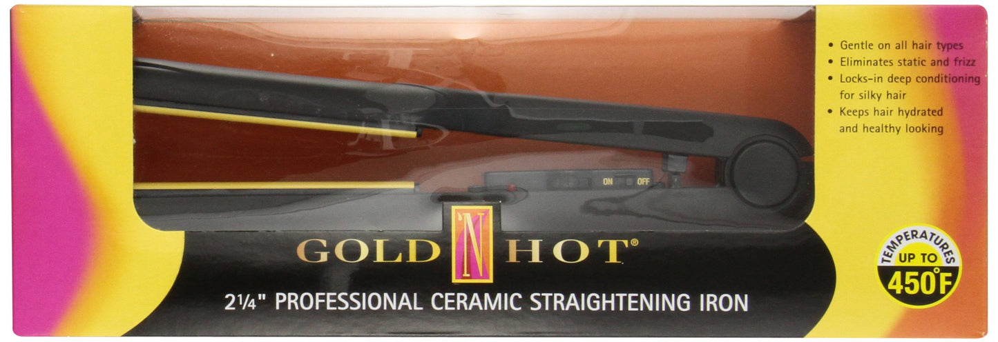 Dark Slate Gray Gold N Hot GH2145 2-1/4" Professional Ceramic Flat Iron