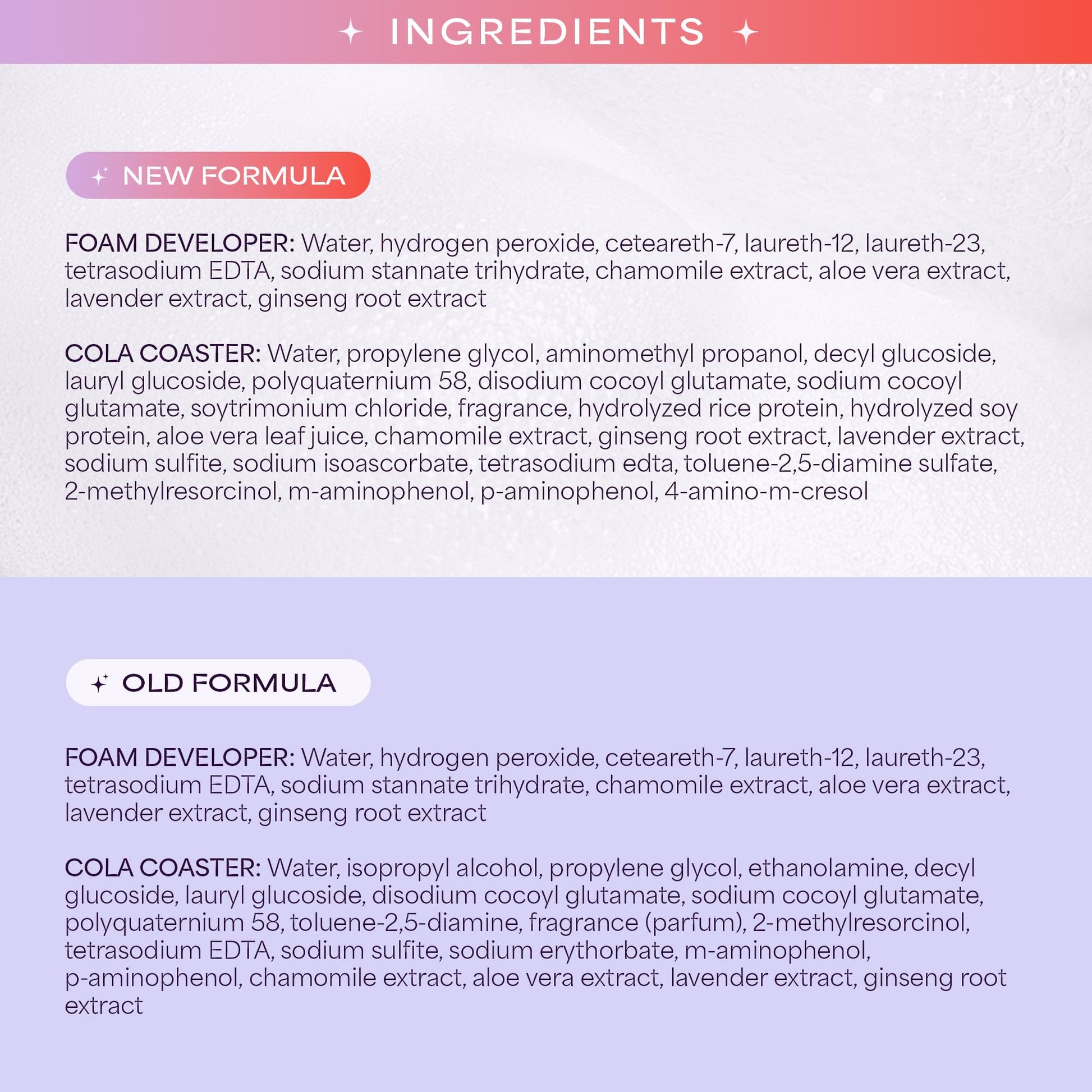 Lavender Hally Hair Color Cloud – Demi-Permanent Hair Color Foam in Cola | Lasts Up to 25 Washes | Ammonia-Free | No Bleach | 4 fl oz