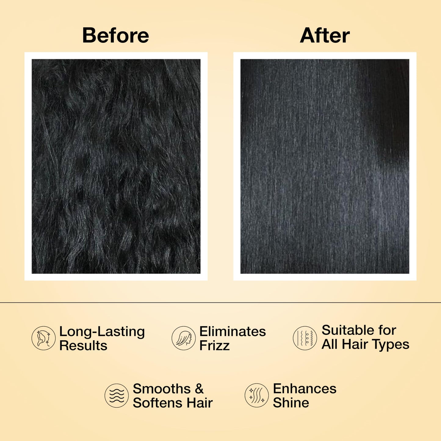 Wheat Keratin Hair Treatment Frizz Control Salon Smoothing Long Lasting Cream for All Frizzy Free Curly Dry Damaged - Professional Brazilian Complex Blowout Straightening For Silky Smooth - 3.4 Ounce