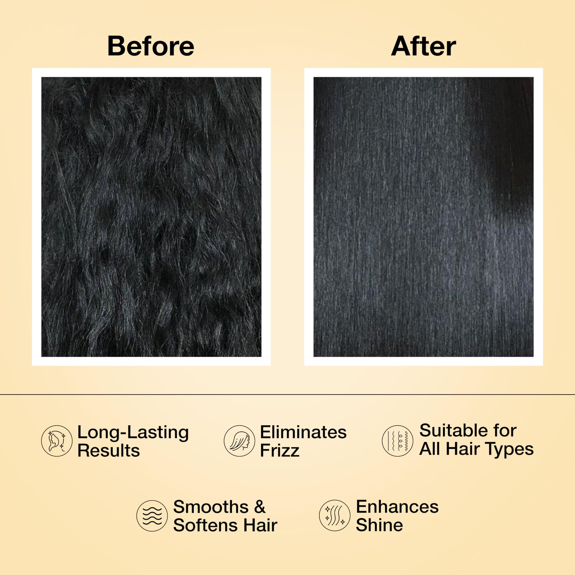 Wheat Keratin Hair Treatment Frizz Control Salon Smoothing Long Lasting Cream for All Frizzy Free Curly Dry Damaged - Professional Brazilian Complex Blowout Straightening For Silky Smooth - 3.4 Ounce