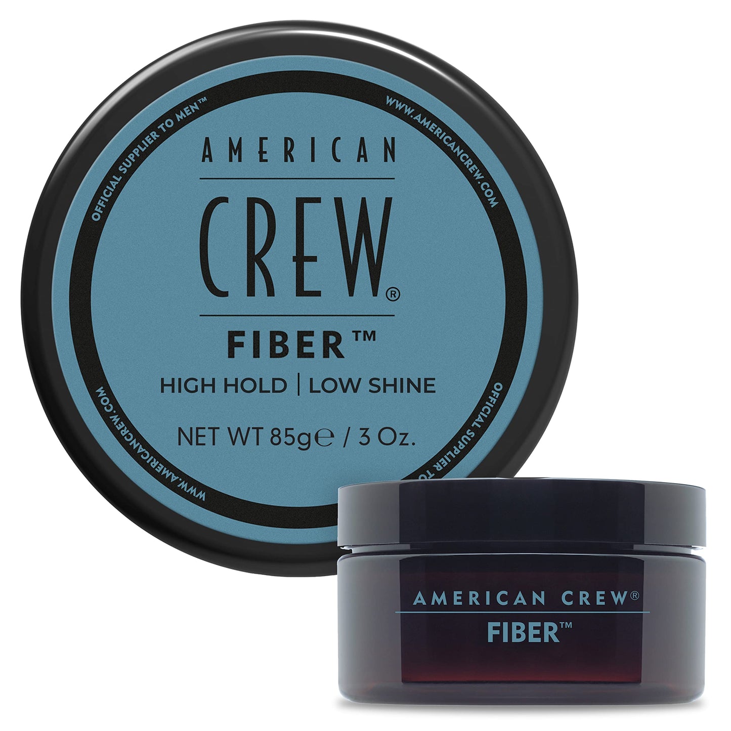 White Smoke American Crew Men's Hair Fiber (OLD VERSION), Like Hair Gel with High Hold with Low Shine, 3 Oz (Pack of 1)