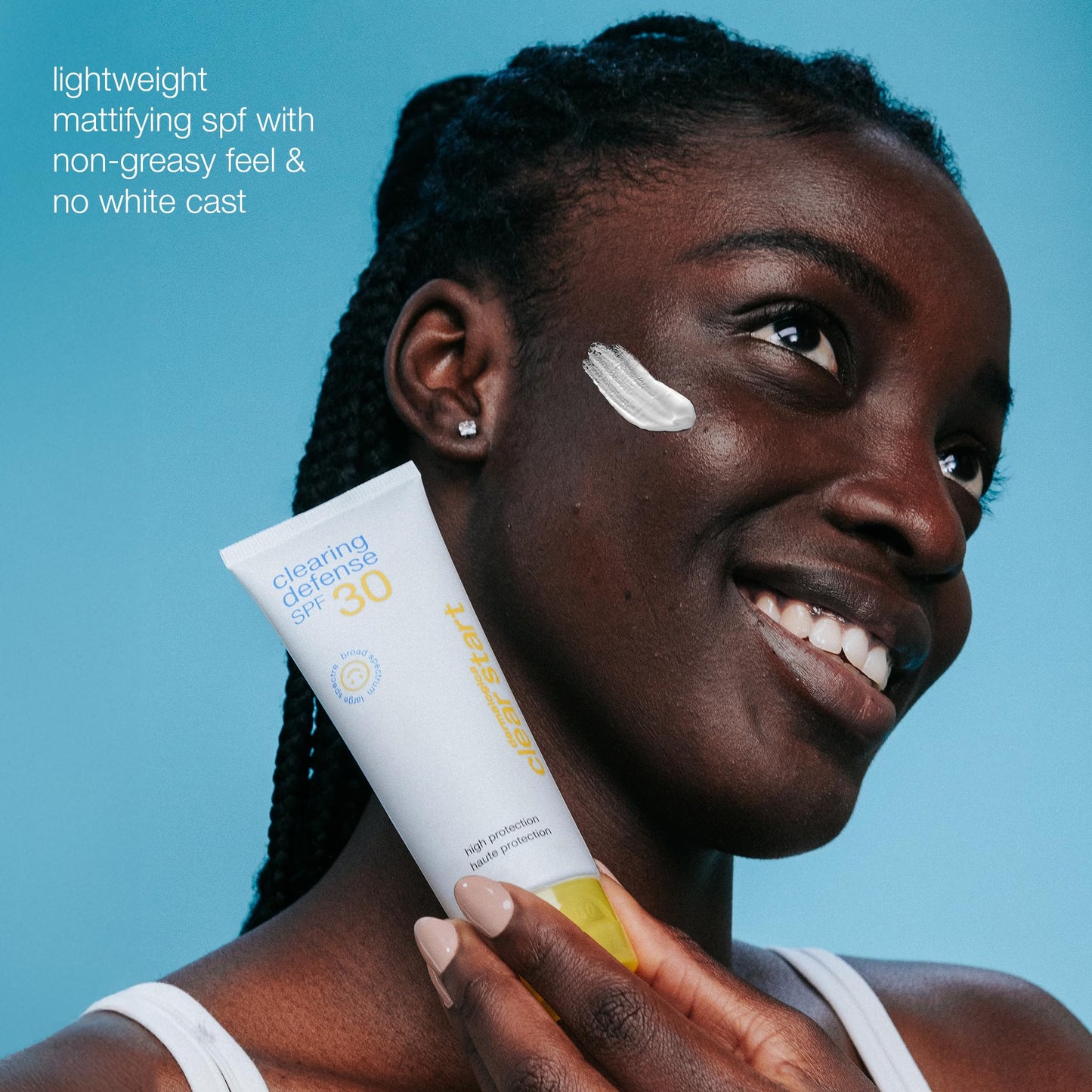 Cadet Blue Dermalogica Clear Start Clearing Defense SPF30 (2 Fl Oz) Sunscreen Moisturizer for Acne Prone Skin with Vitamin C - Lightweight and Mattifying, Helps Reduce Shine