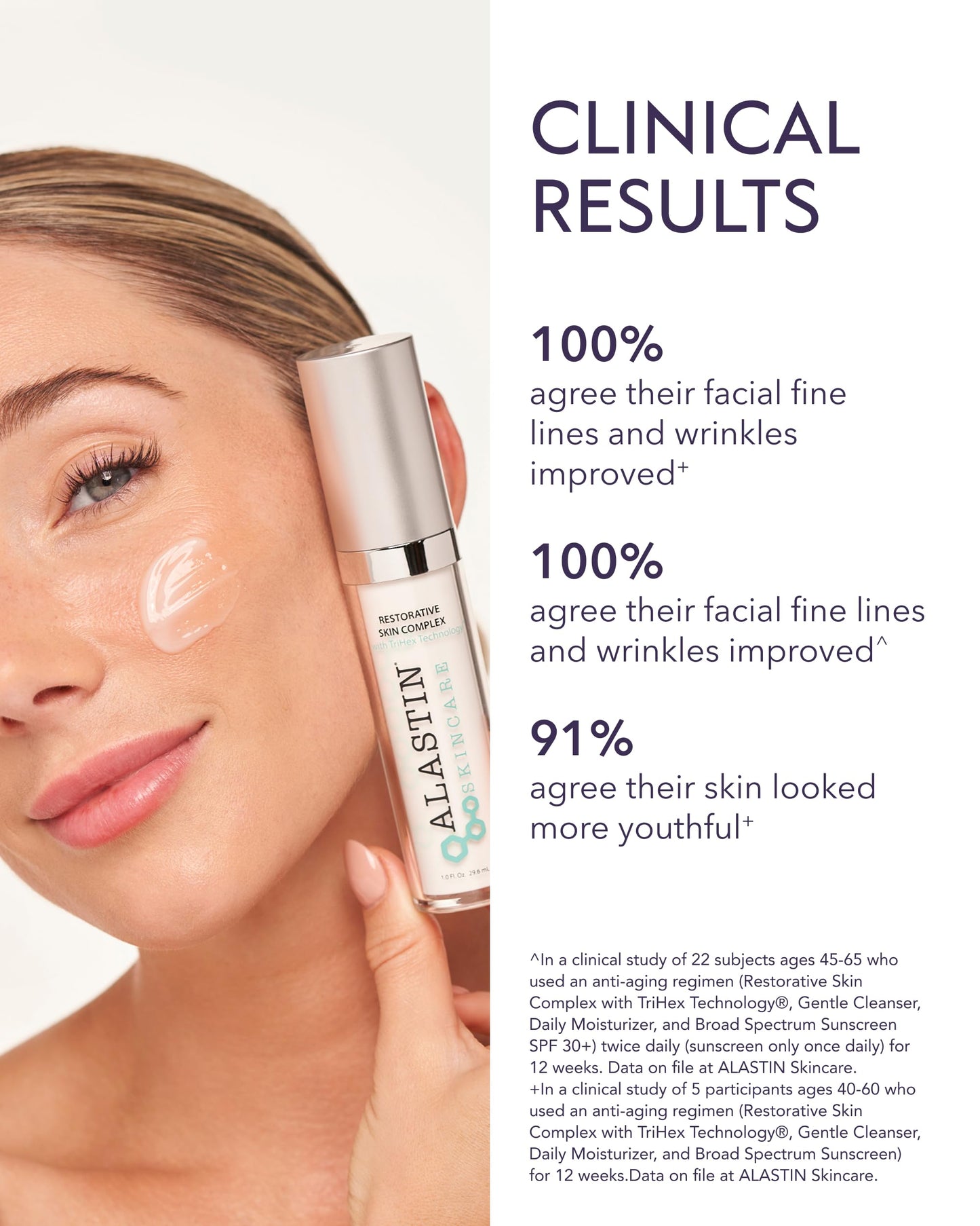 White Smoke ALASTIN Skincare Restorative Skin Complex Anti-Aging Face Serum - Now with TriHex+ Technology (1 oz) | Improves Skin Hydration, Dullness, & Appearance of Fine Lines and Wrinkles