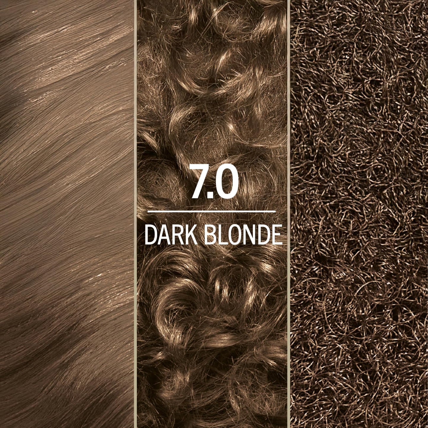 Dark Slate Gray Schwarzkopf Keratin Blonde Hair Dye, 7.0 Dark Blonde, Professional Quality Permanent Hair Color, Bond Enforcing System Helps Prevent Breakage* Pre-Color Serum & Conditioner Included