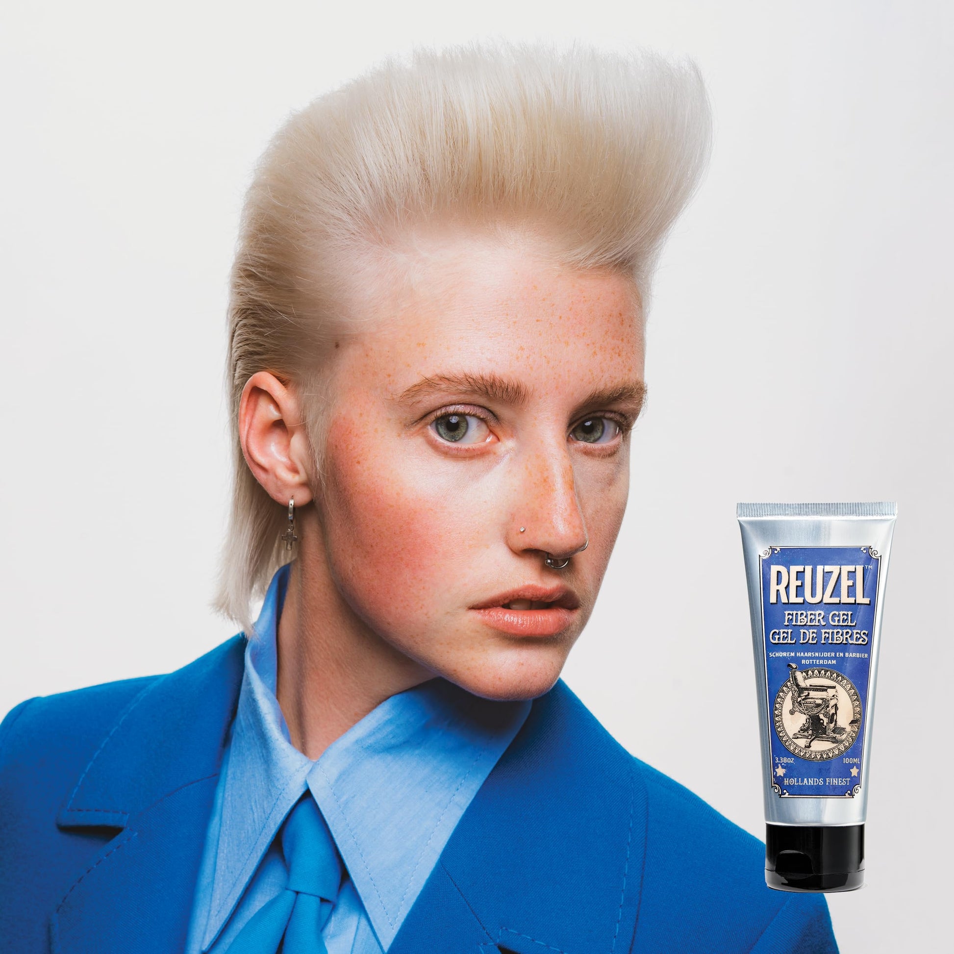 Lavender Reuzel Fiber Gel, Flake Free Formula, 3.38 oz