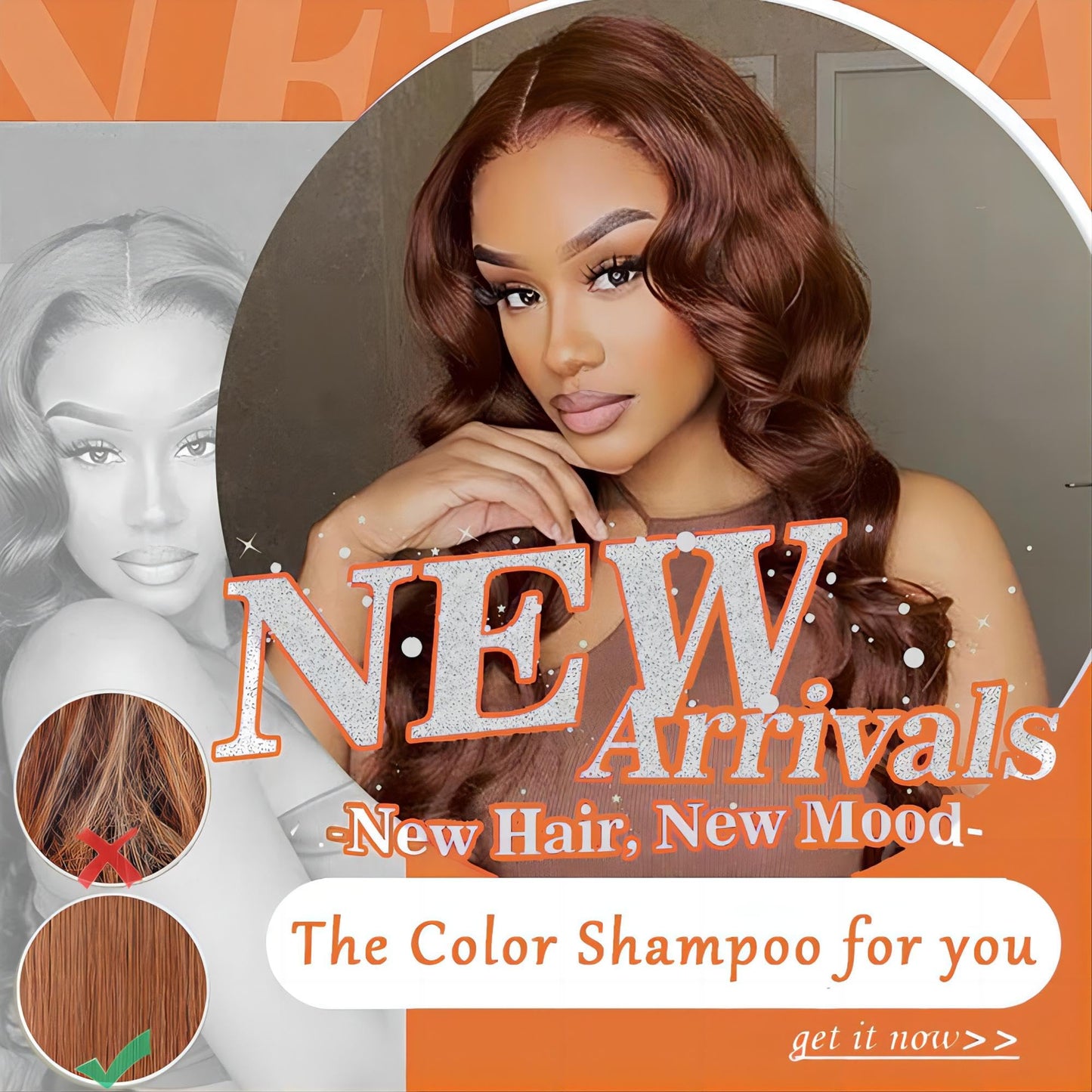 Gray Callmynm Black Hair Dye Shampoo 3-In-1, Instant Gray Hair Coverage in Minutes-Long Lasting Argan Oil Herbal Hair Color Shampoo champu con tinte para canas 500ml