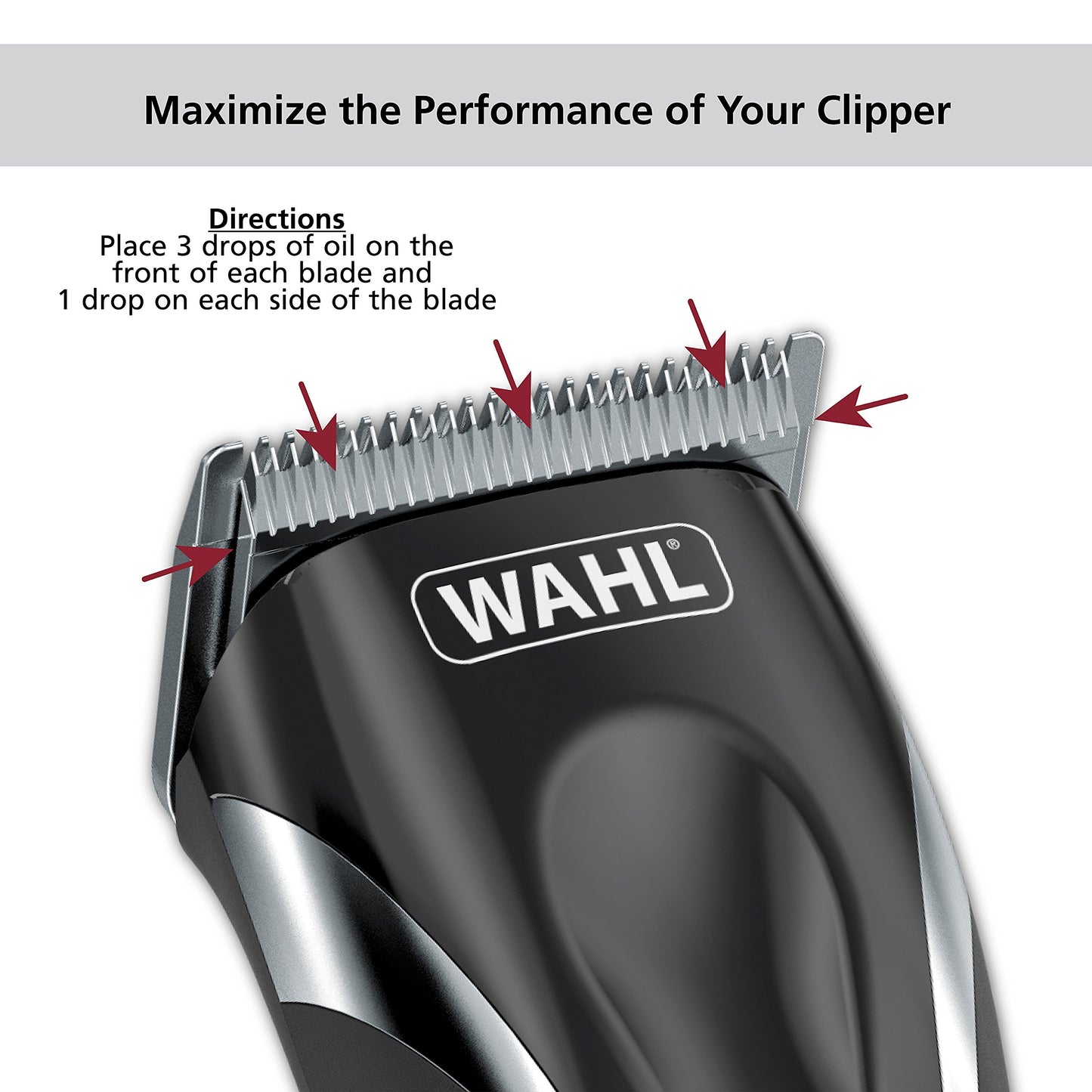 White Smoke Wahl Premium Hair Clipper Blade Lubricating Oil for Clippers, Trimmers, & Blade Corrosion for Rust Prevention – 4 Fluid Ounces – Model 3310-300A