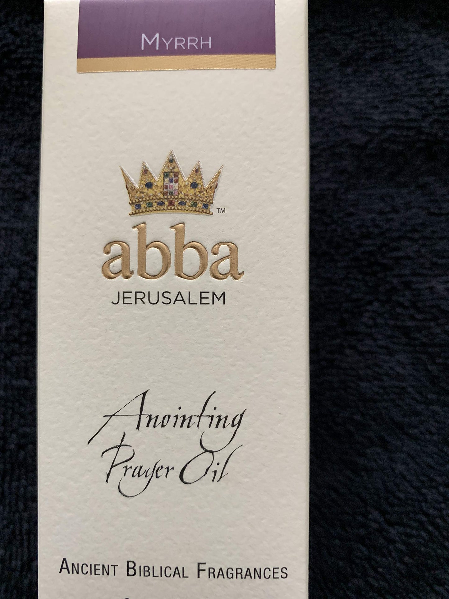 Black ABBA Anointing Oil-Covenant Oil-1/2 Oz