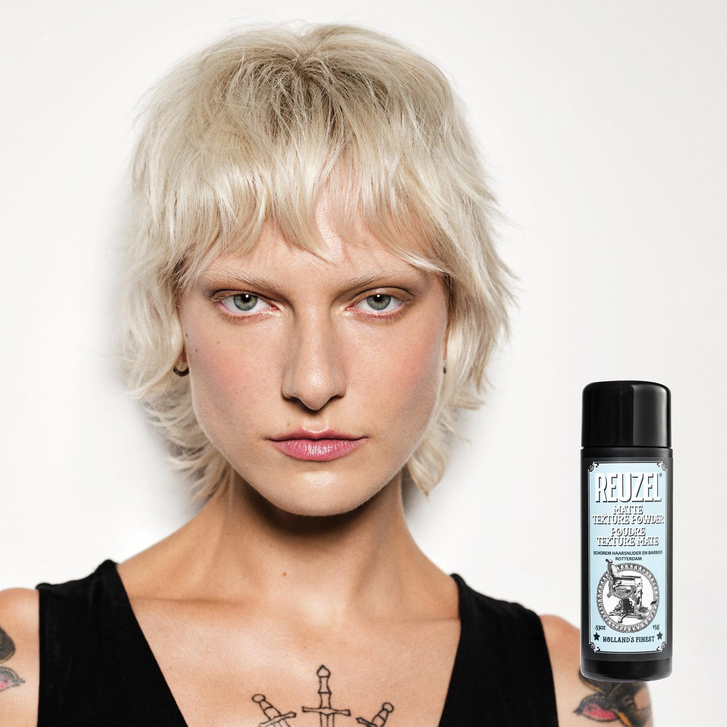 White Smoke Reuzel Matte Texture Powder - Easy Application - Maintain Carefully Groomed Appearance - Weightless Formula - Provides Instant Lift - Sulfate, Paraben, And Cruelty Free - 0.53 Oz