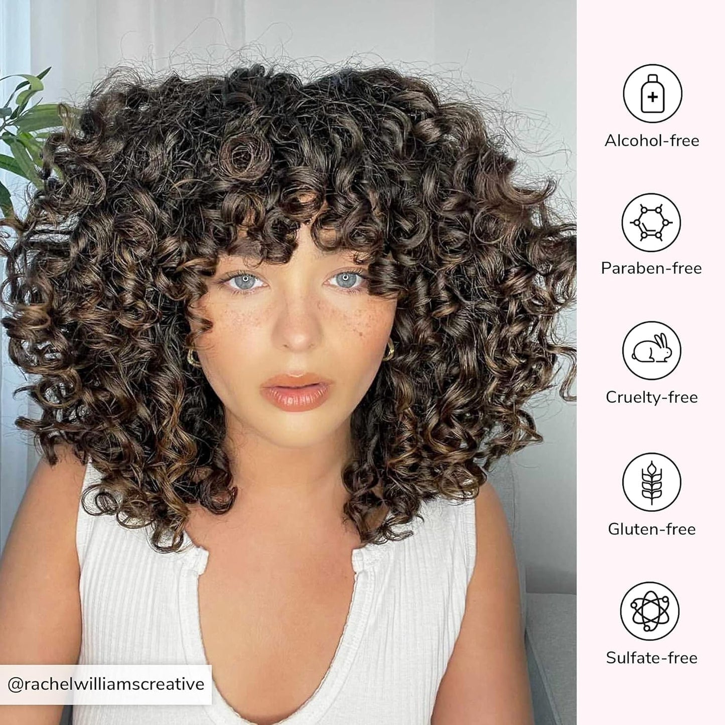 White Smoke COLOR WOW Dream Coat for Curly Hair, 2.5 fl oz – Frizz-Free Curls Made Easy, Moisture-Boosting Spray, Curl-Enhancing Formula