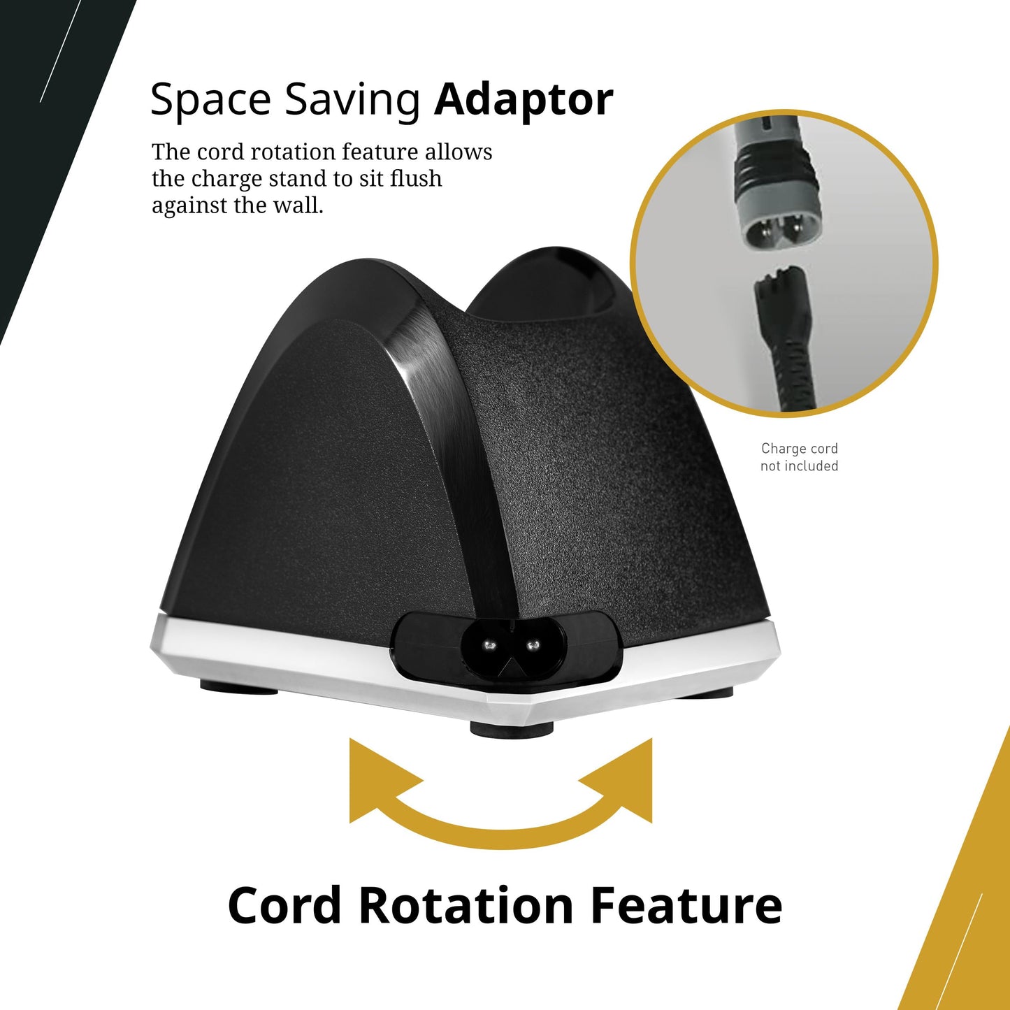 White Smoke Wahl Professional Cordless Clipper Charge Stand Premium Weighted Fits All Wahl Corded and Cordless Clippers