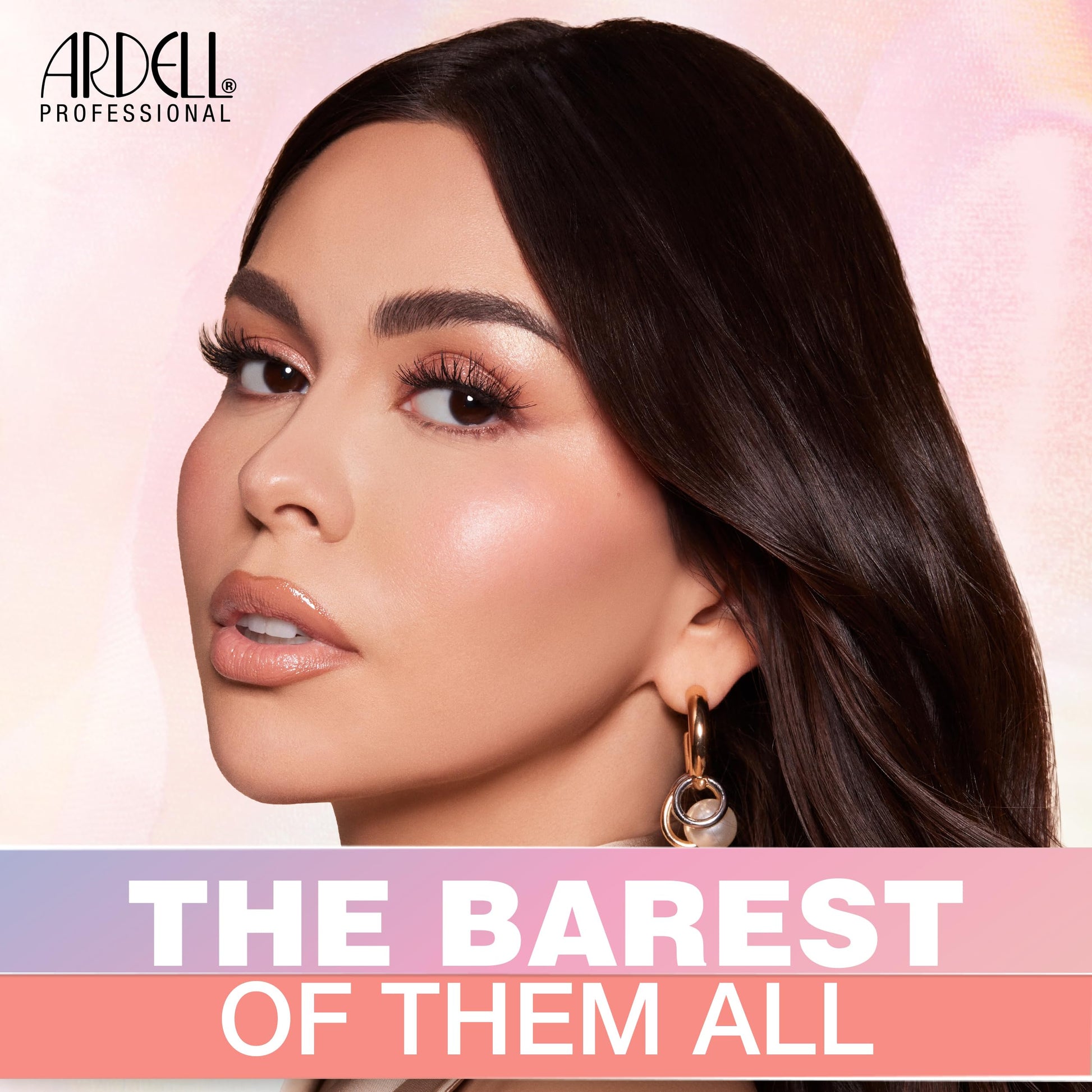 Misty Rose Ardell Press On Lashes Underlash Extensions, Naked 420 – Pre-Glued Individual Lash Clusters, No Glue Needed Eyelashes Natural, Eyelash Clusters, DIY Lash Extensions, 30 ct