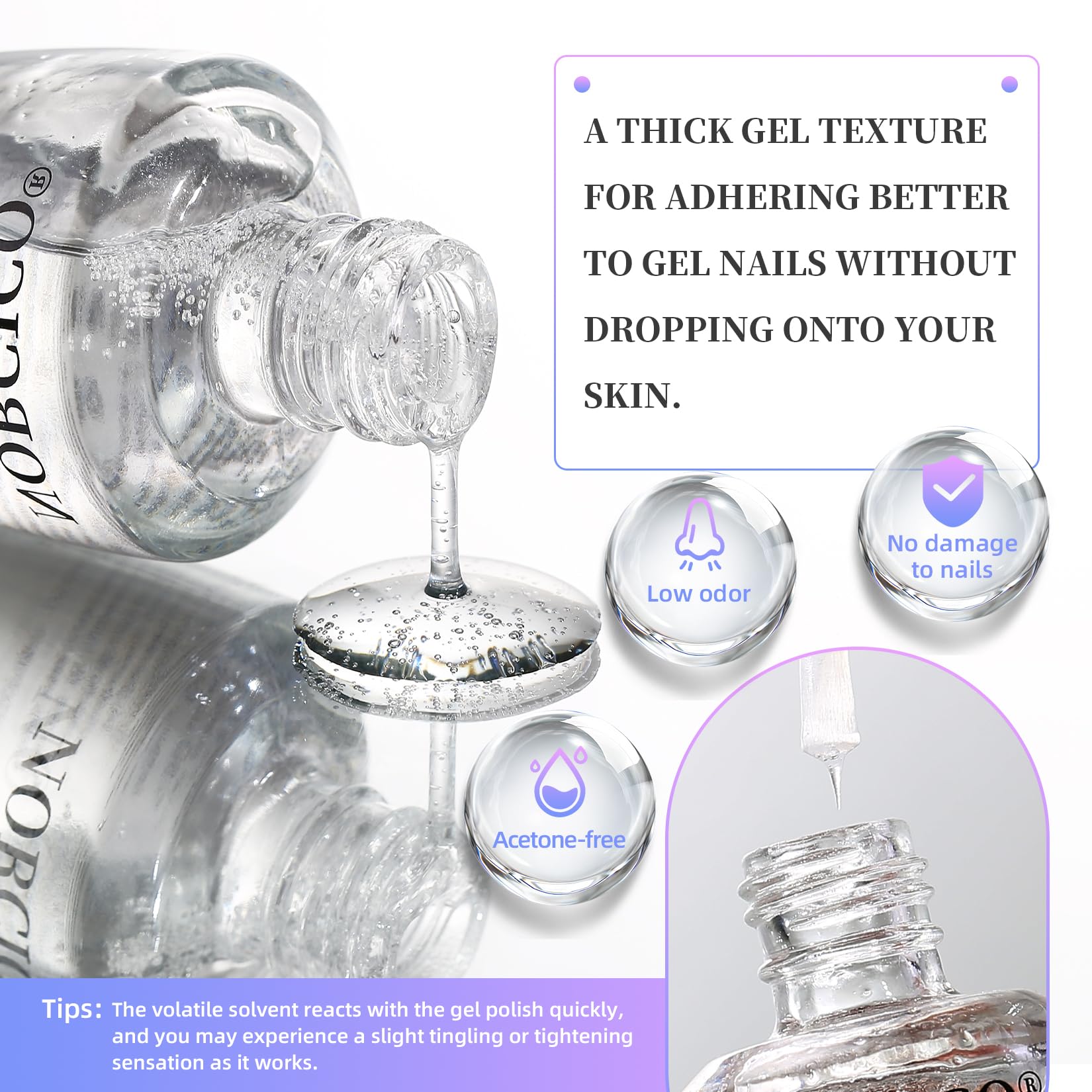 White Smoke Gel Polish Remover, Cuticle Oil for Nails (10ml) & Pro-Tools, Fast-Acting Gel Nail Remover (15ml) Works in 2-5 Mins, No Soak for Salon-Quality At-Home Manicure, Gentle Formula with Moisturizing Care