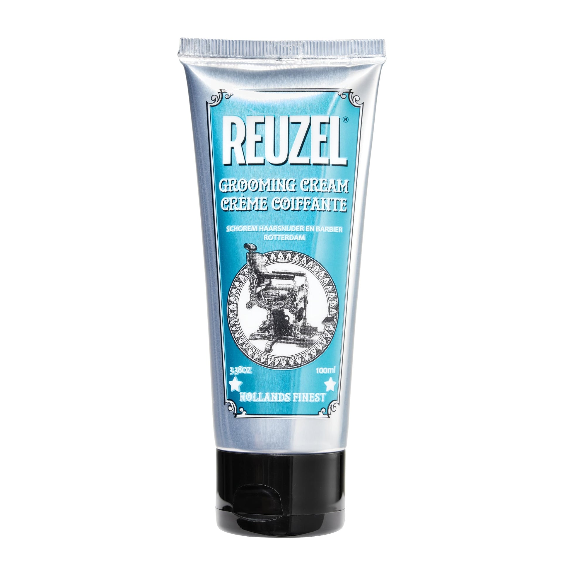 White Smoke REUZEL Grooming Cream, Pilable Natural Light Hold, Adds Texture and Definition, Moisturizing, Weightless, Easy To Wash Out, Water Based Formula, Sugary Rum Scent, 3.38 oz