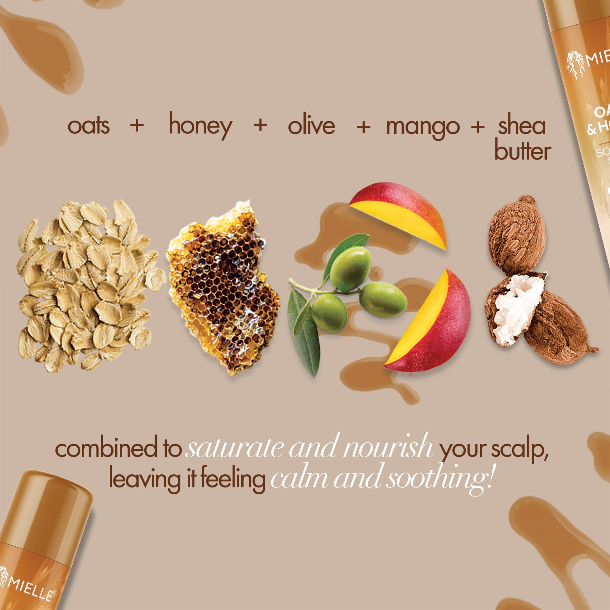 Gray Mielle Organics Oats & Honey Soothing Scalp Stick
