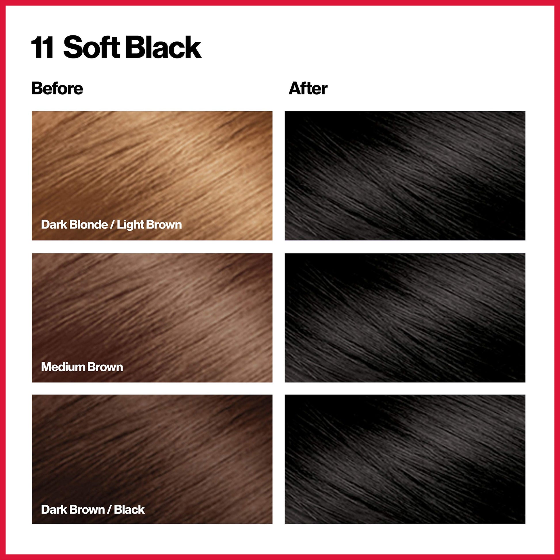 White Smoke Revlon Permanent Hair Color, Permanent Hair Dye, Colorsilk with 100% Gray Coverage, Ammonia-Free, Keratin and Amino Acids, 11 Soft Black, 4.4 Oz (Pack of 1)
